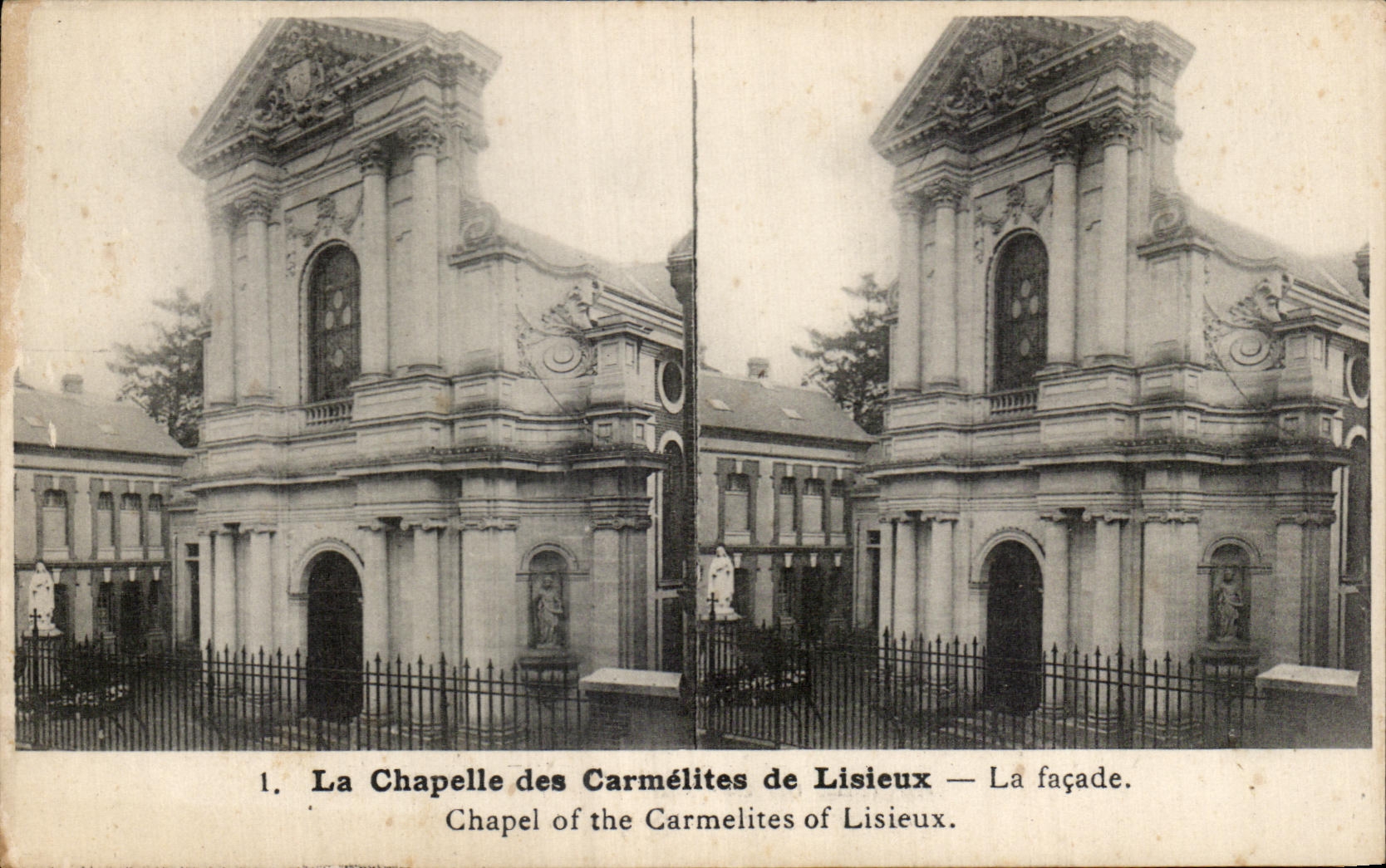 CPA La Chapelle Of the Carmelite nuns of Lisieux the Frontage