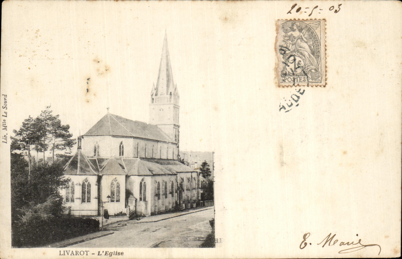 CPA Livarot the Church