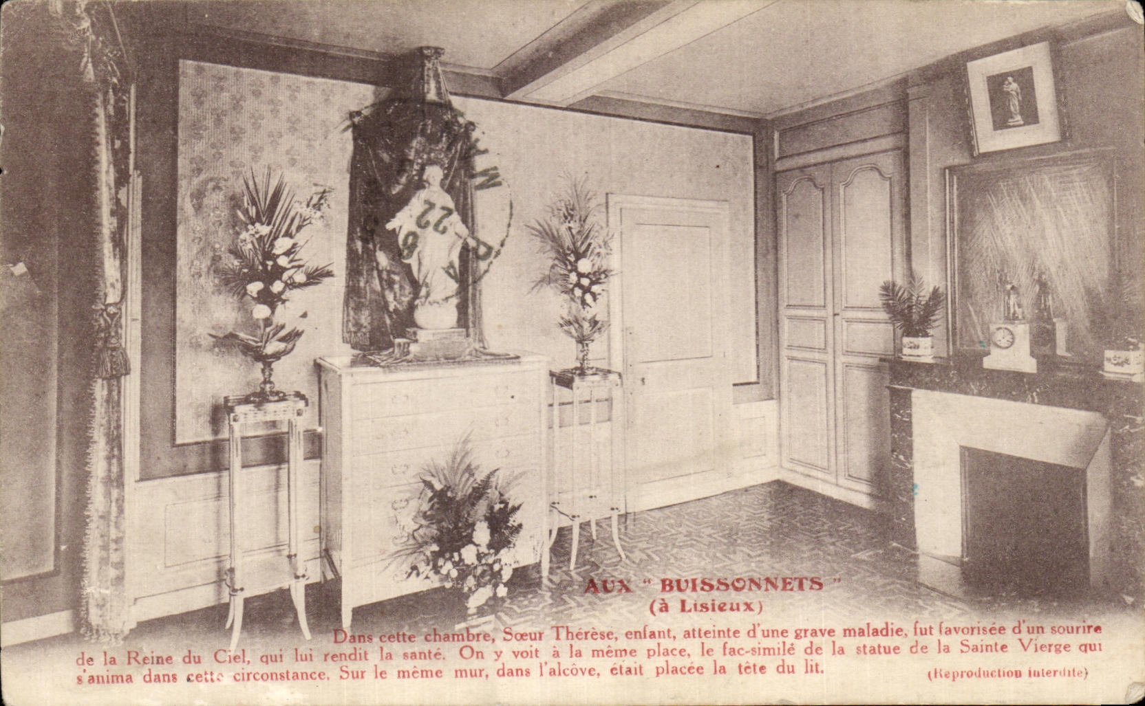 CPA In Buissonnets has Lisieux Soeur Bernadette