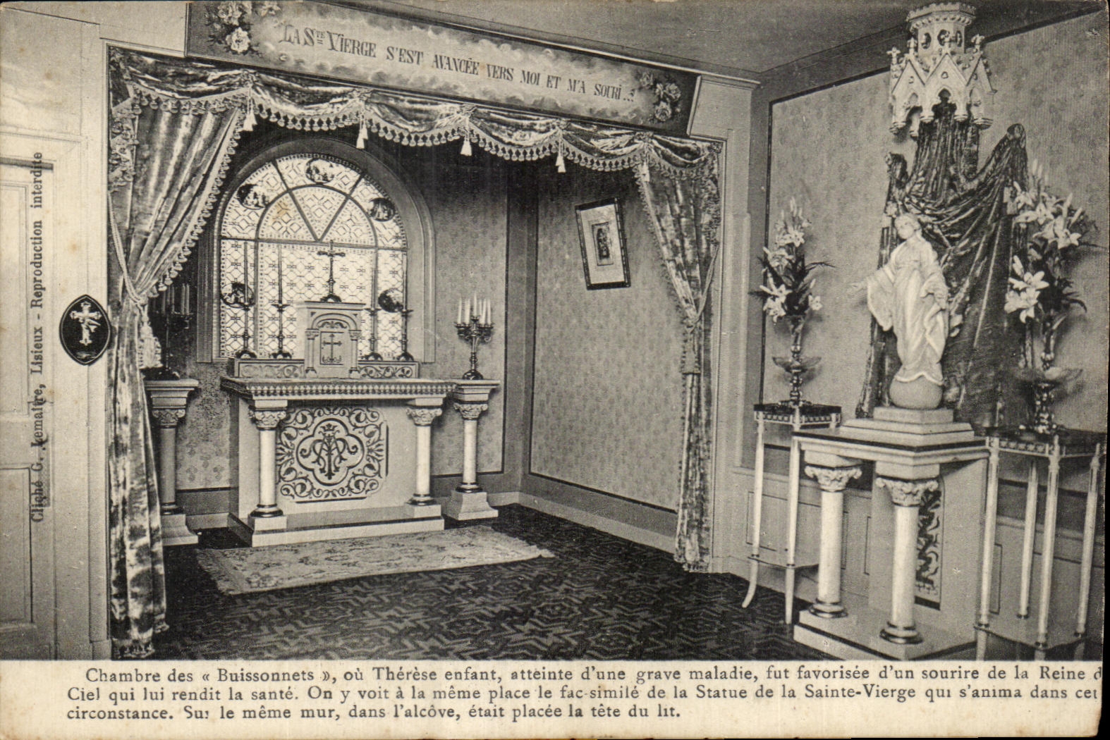 CPA Room of Buissonnets of or Therese child reached of a serious disease was favoured of a smile