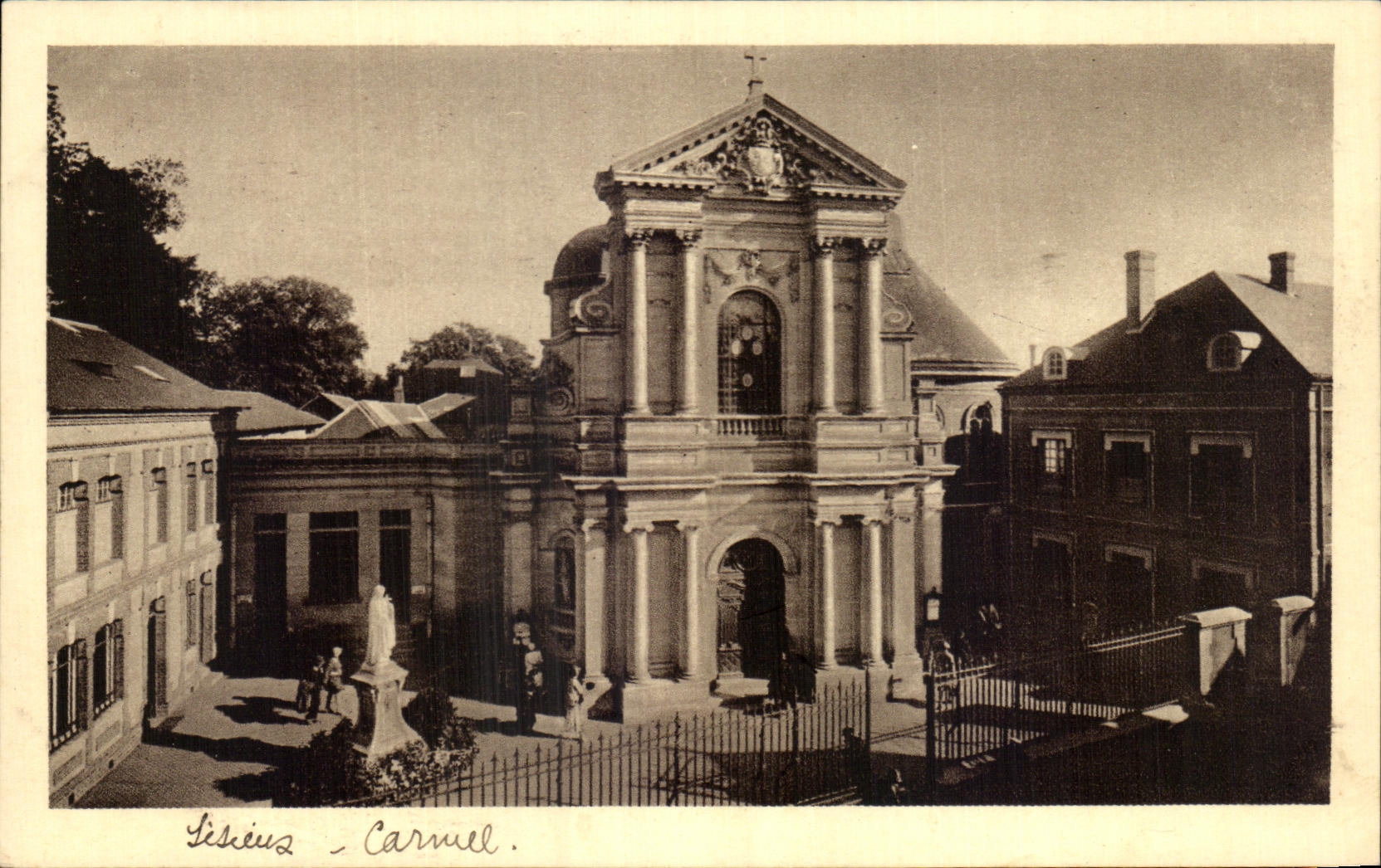 CPA the Vault of the Carmelite nuns of Lisieux the Frontage