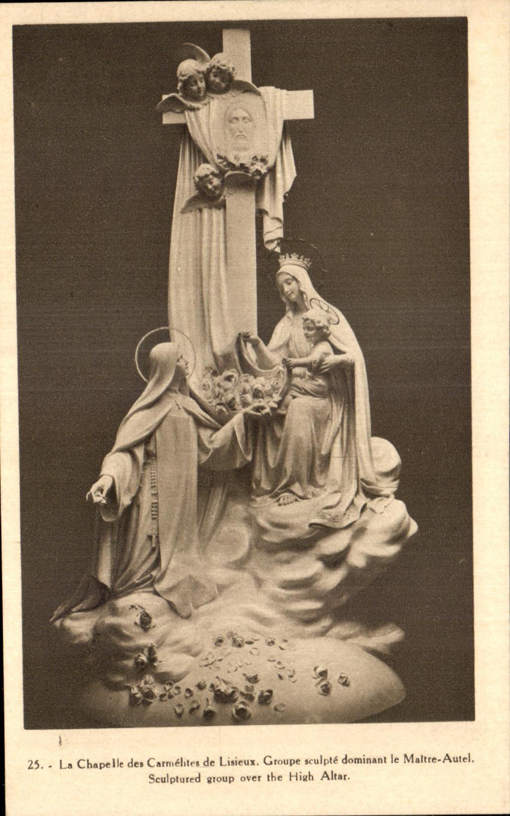 CPA Lisieux the vault of the Carmelite nuns