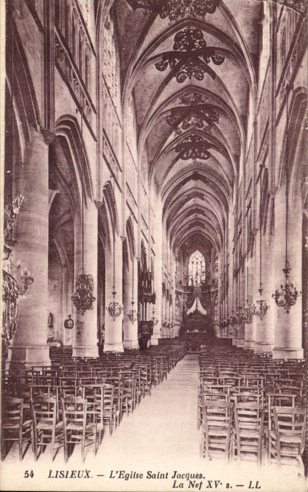 CPA Lisieux the Church Saint Jacques