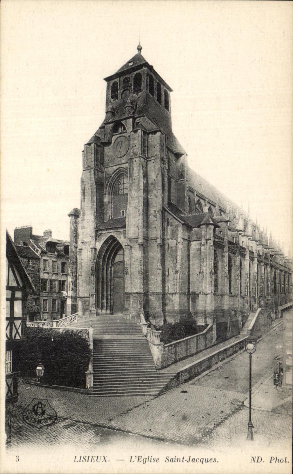 CPA Lisieux the Church Saint Jacques