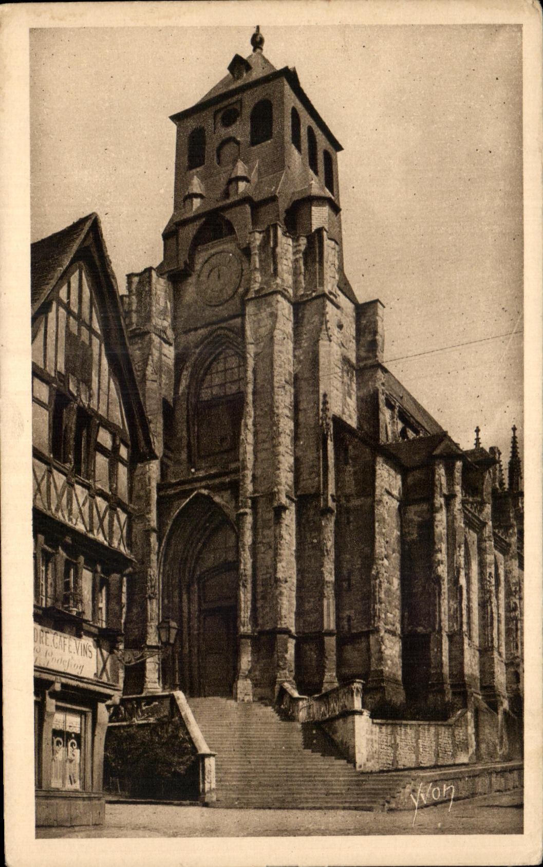 CPA Lisieux Church Saint Jacques