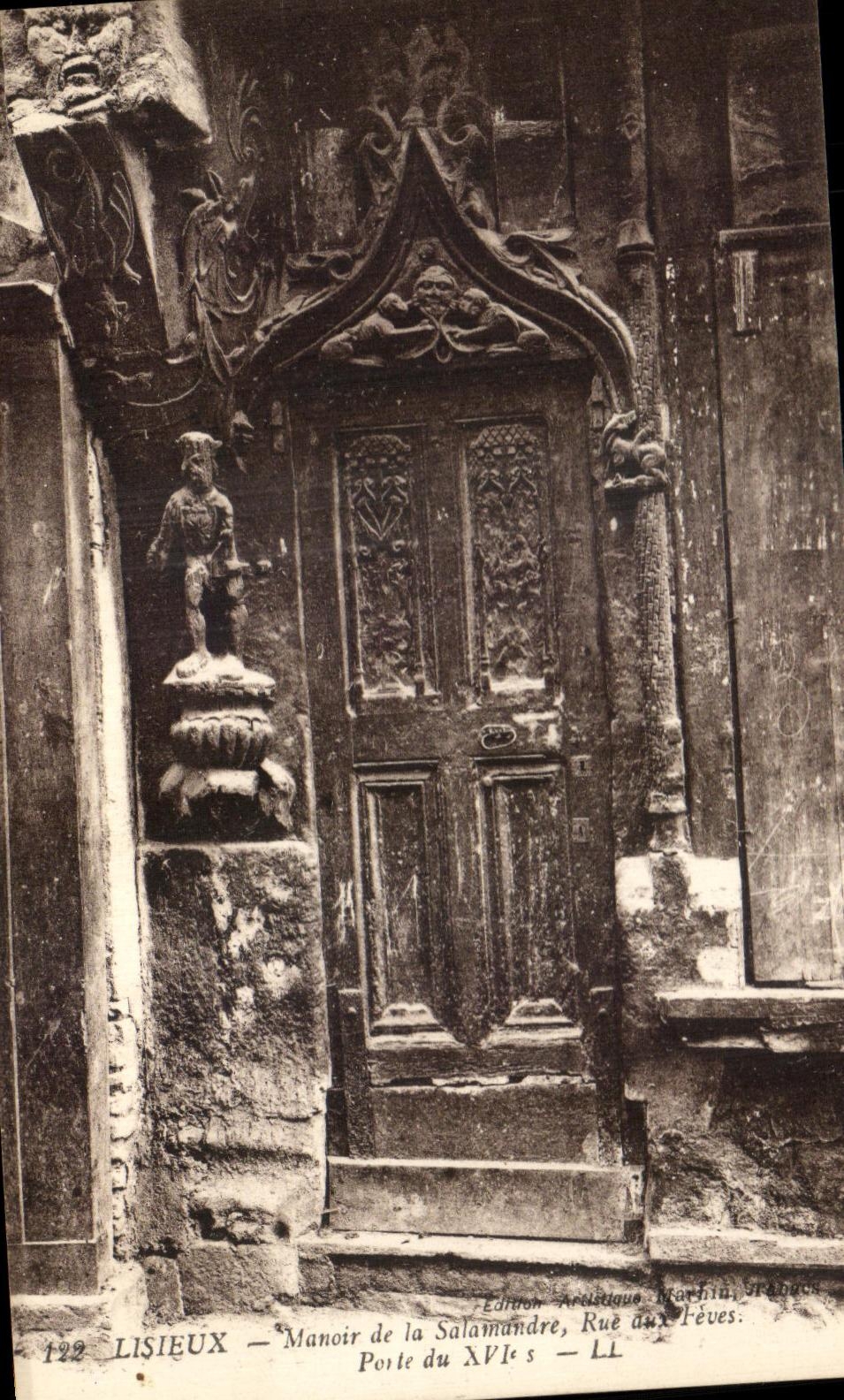 CPA Lisieux Manor of the Salamander