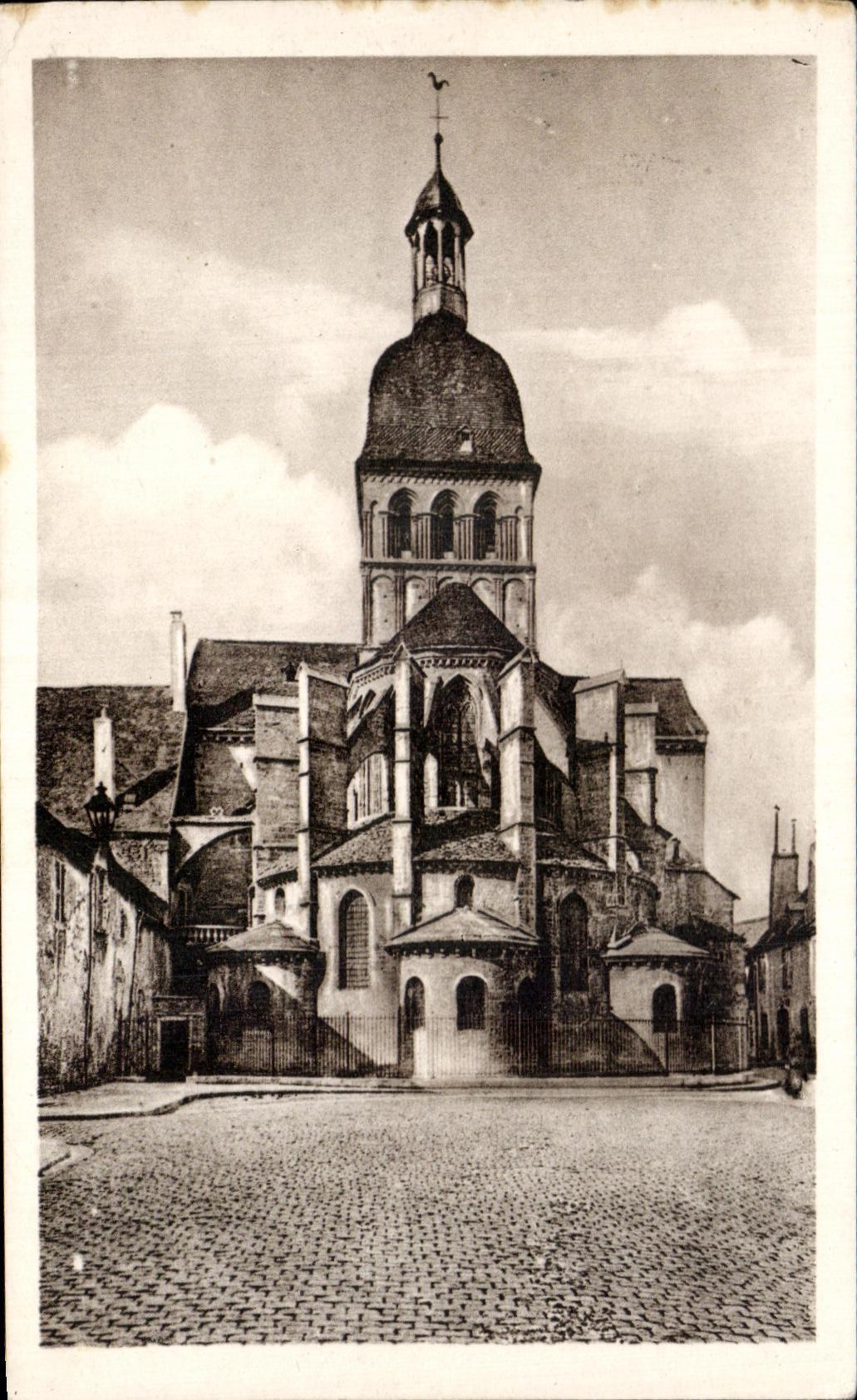 CPA Beaune el Apse de la iglesia de Notre Dame