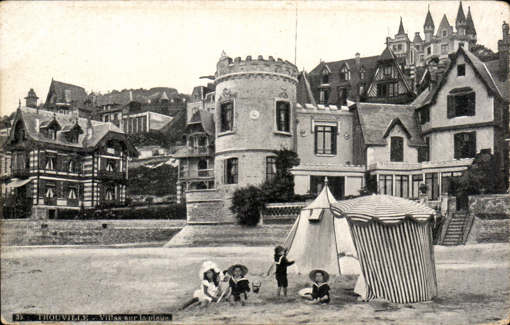 CPA Trouville Villas On the Beach Children