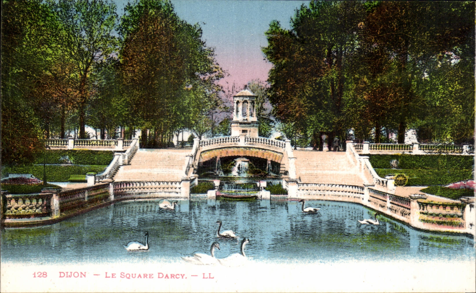 CPA Dijon the Public garden Darcy