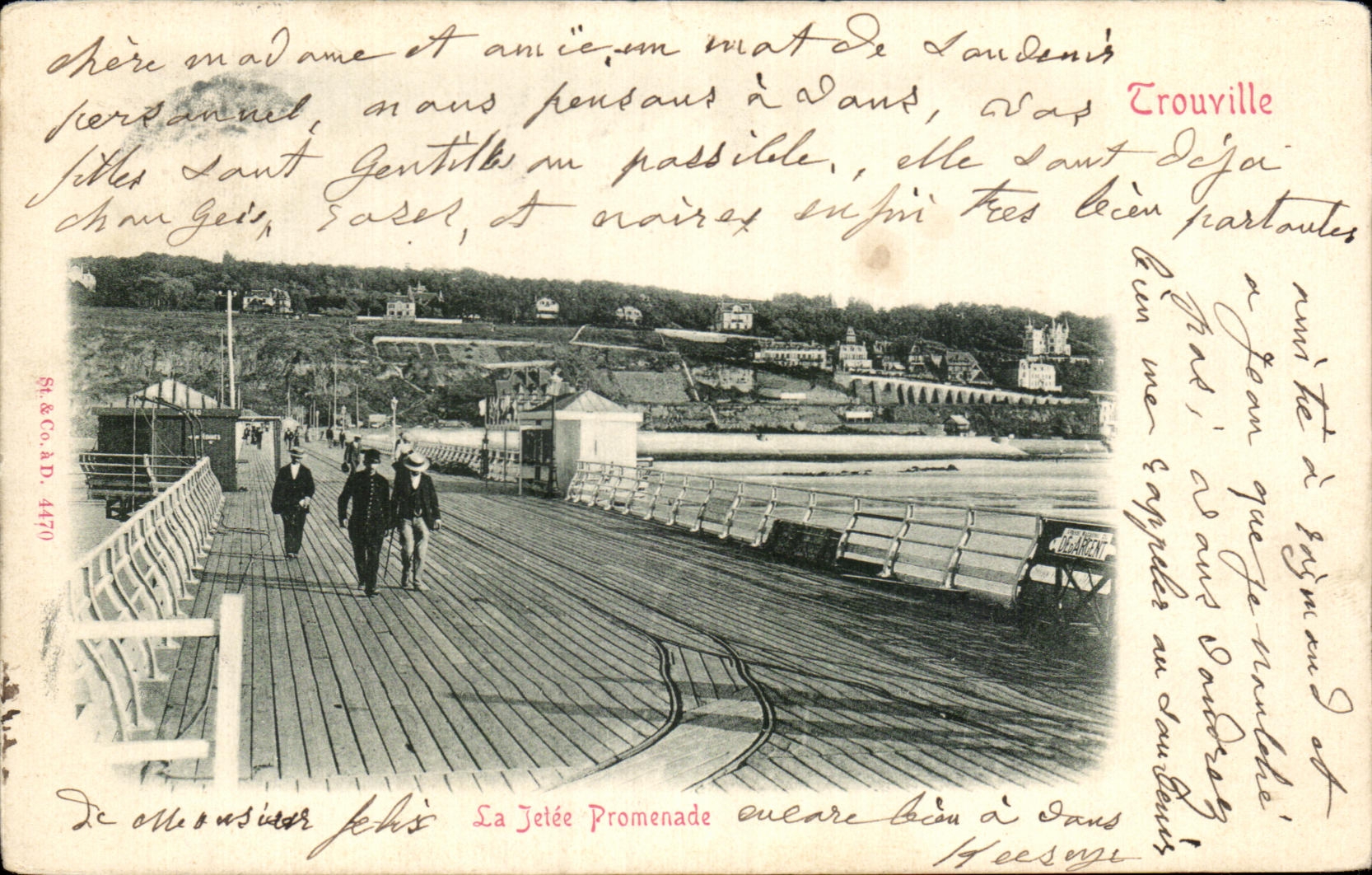 CPA Trouville the pier walk