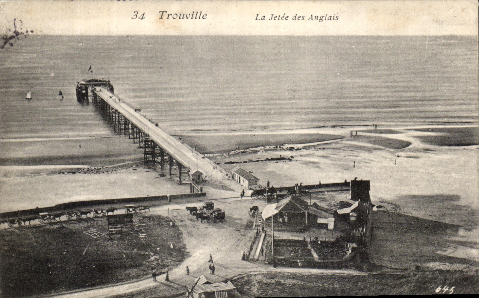 CPA Troucolle the Pier Of the English