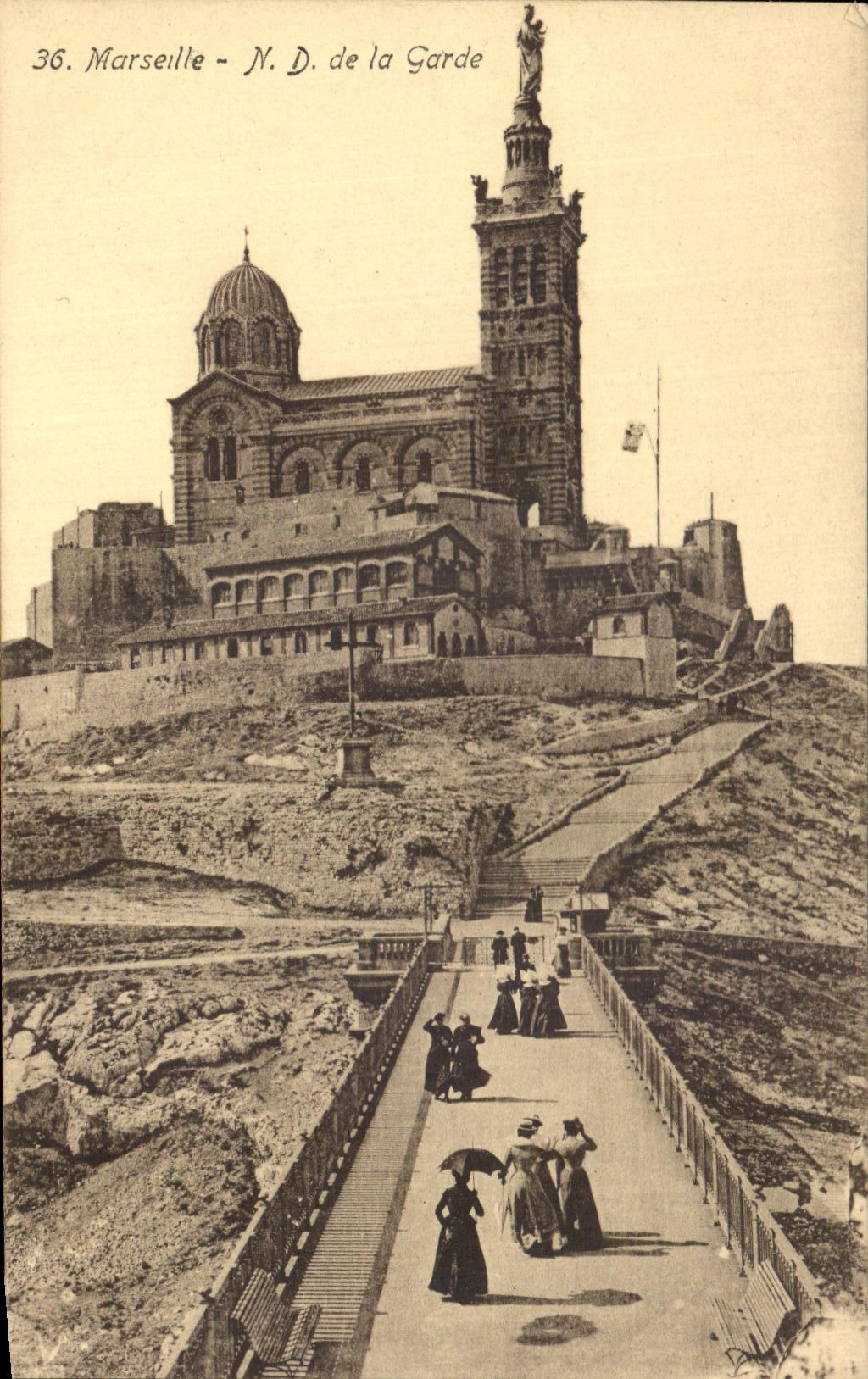 CPA Marseille Notre De La Garde