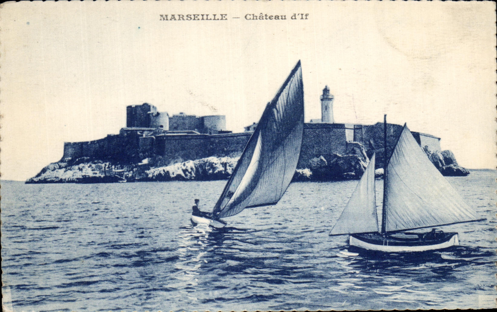 CPA Marseille Chateau d'If Bateaux