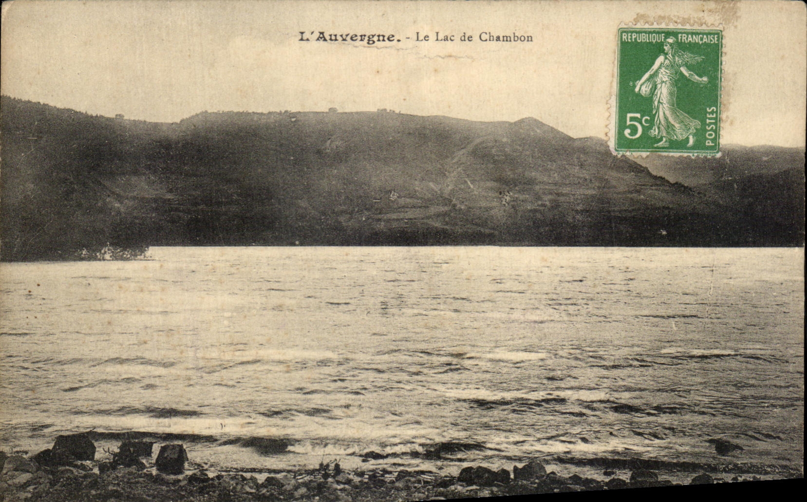 CPA Auvergne the Lake Chambon