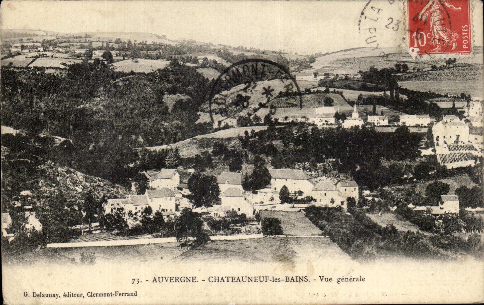 CPA Auvergne Chateauneuf les Bains View