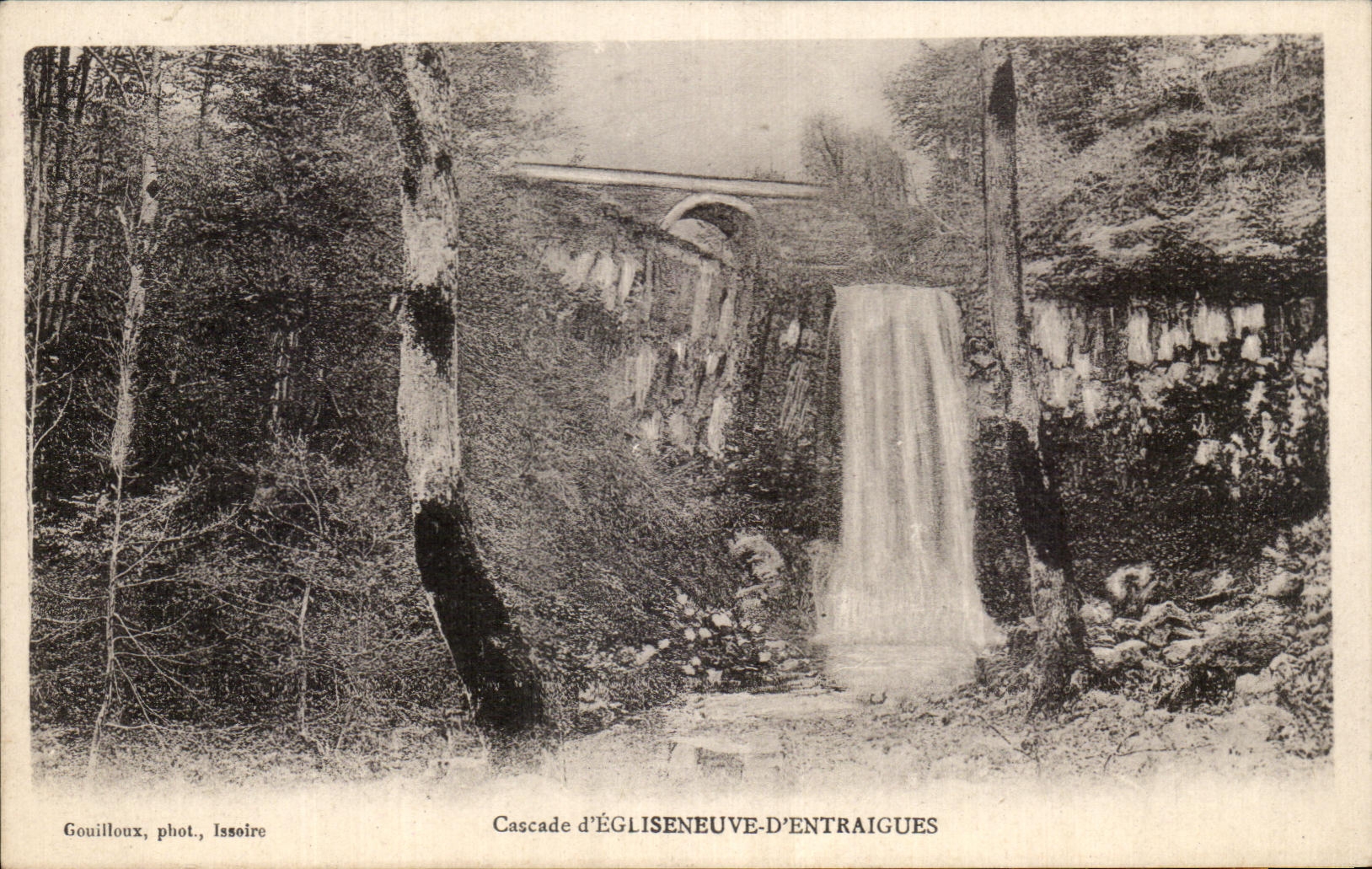 CPA Cascades of Egliseneuve D' Entraigues