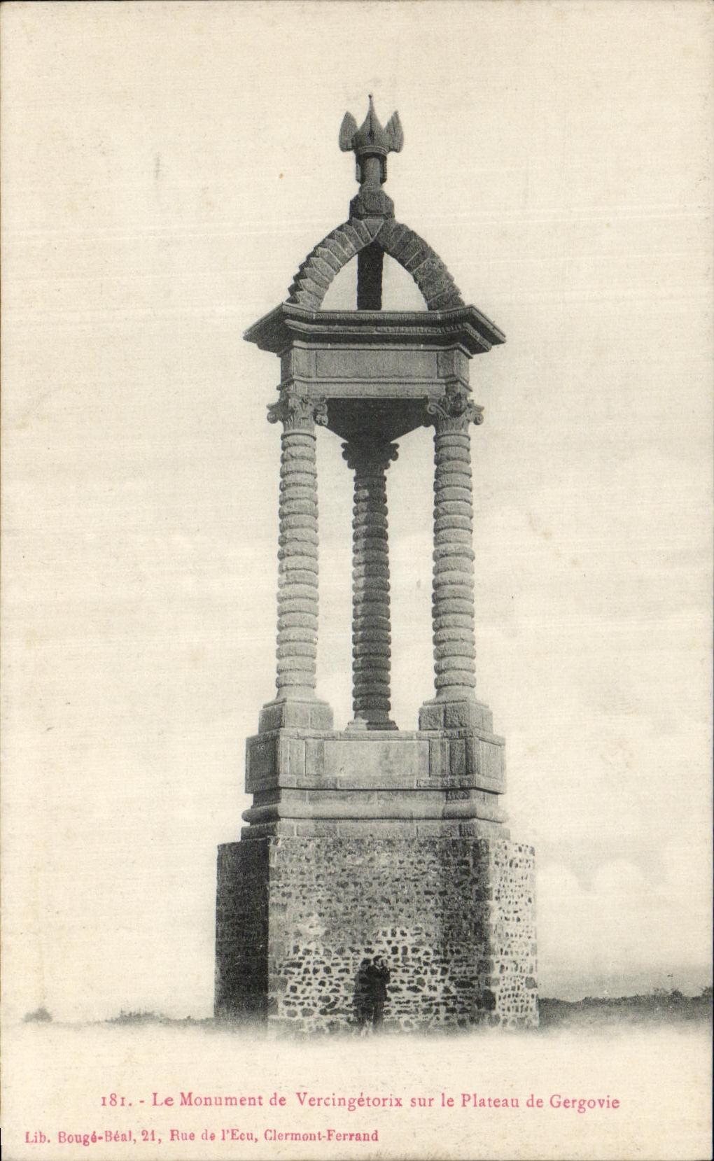 CPA the Monument of Vercingetorix on the Plate of Gergovie