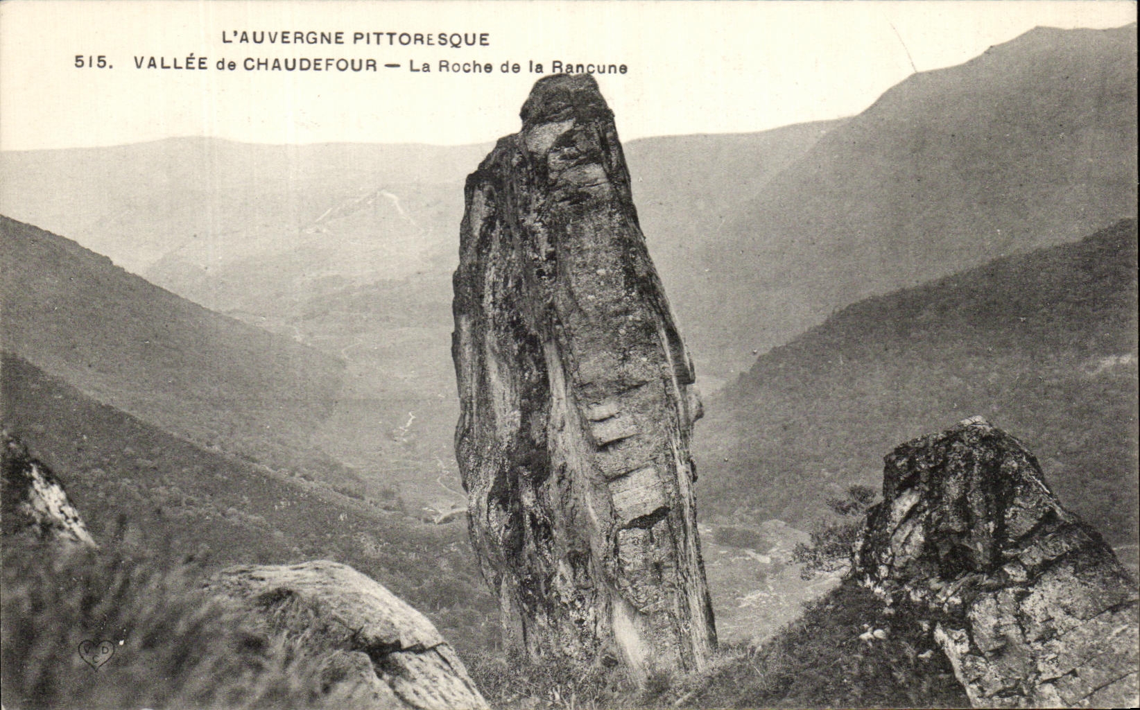 CPA Valley of Chaudefour the Rock of Resentment