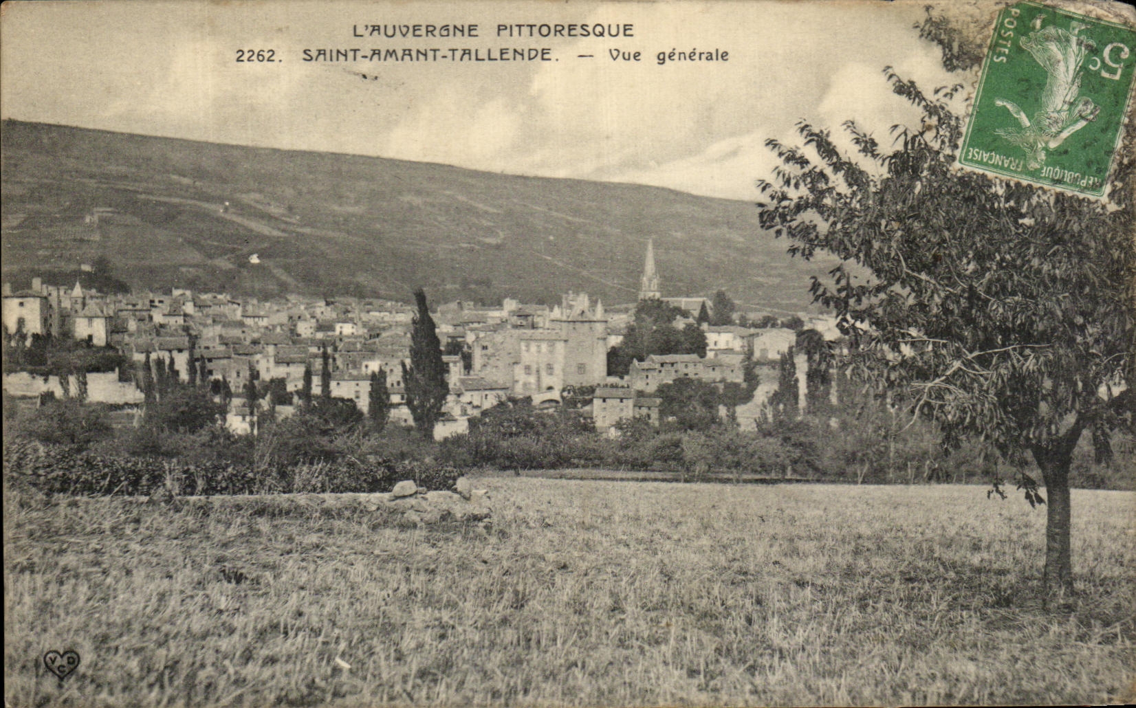 CPA Saint Tallende Lover View