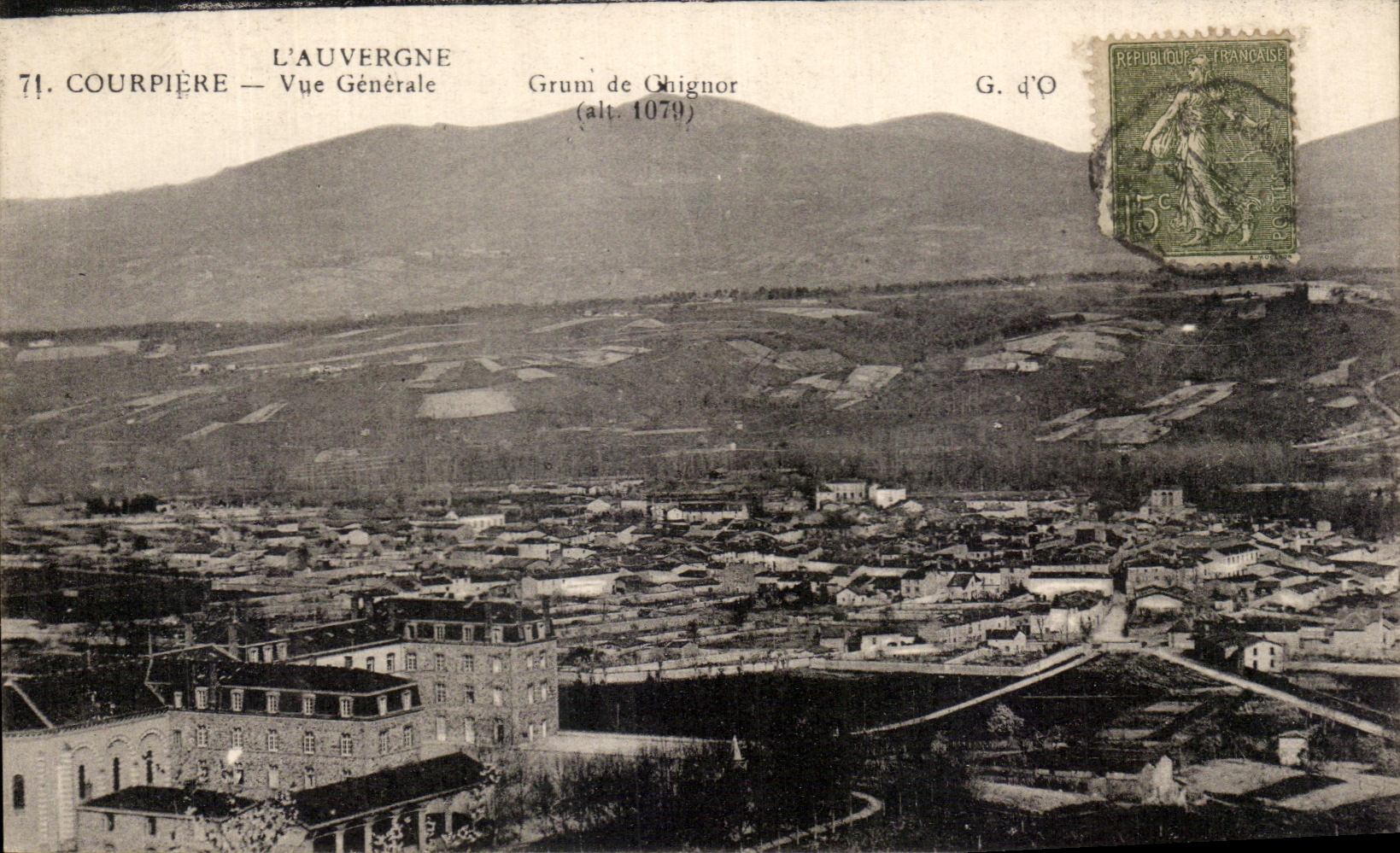 CPA Auvergne Courriere View