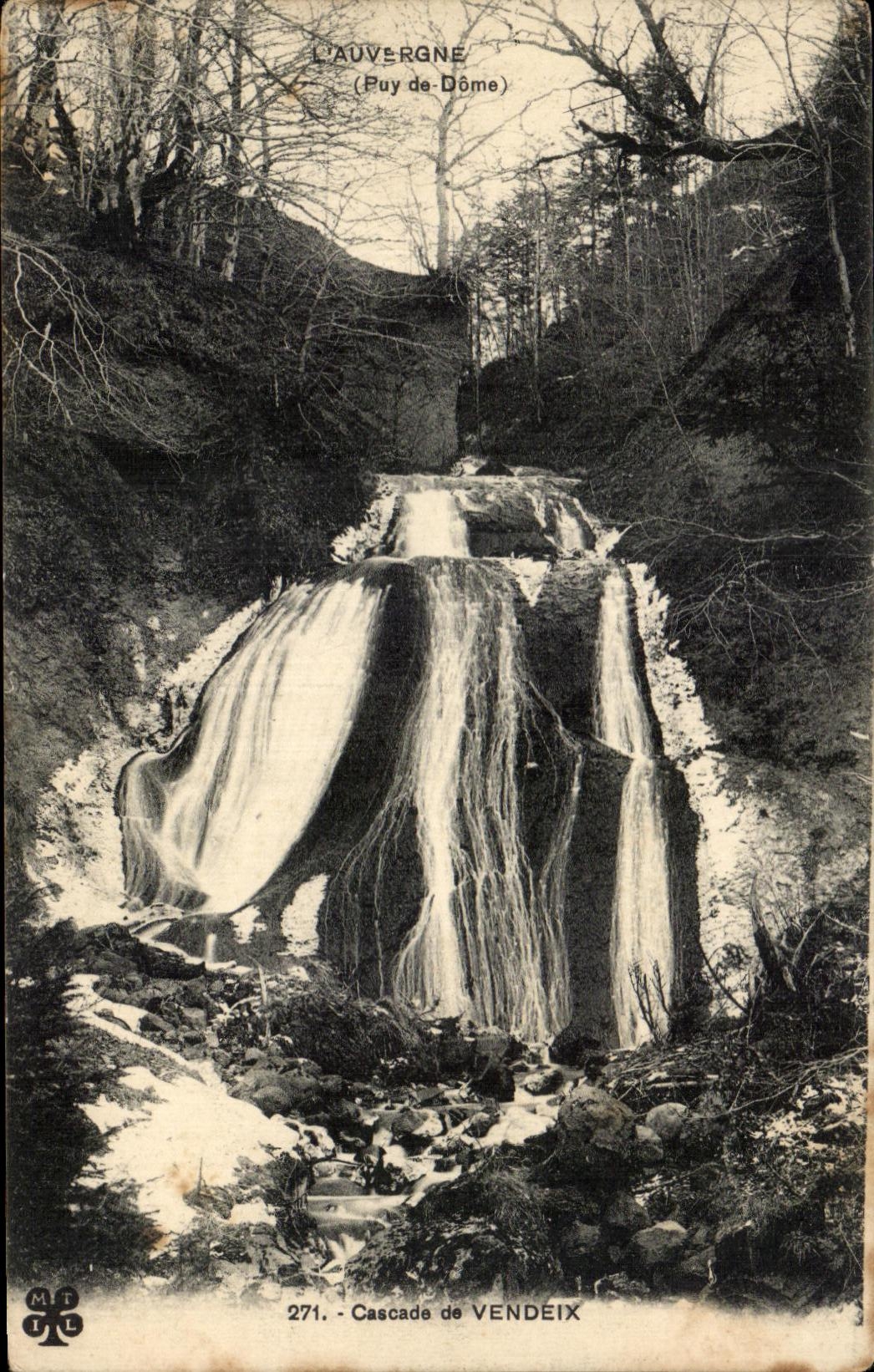 CPA Auvergne Cascades of Vendeix