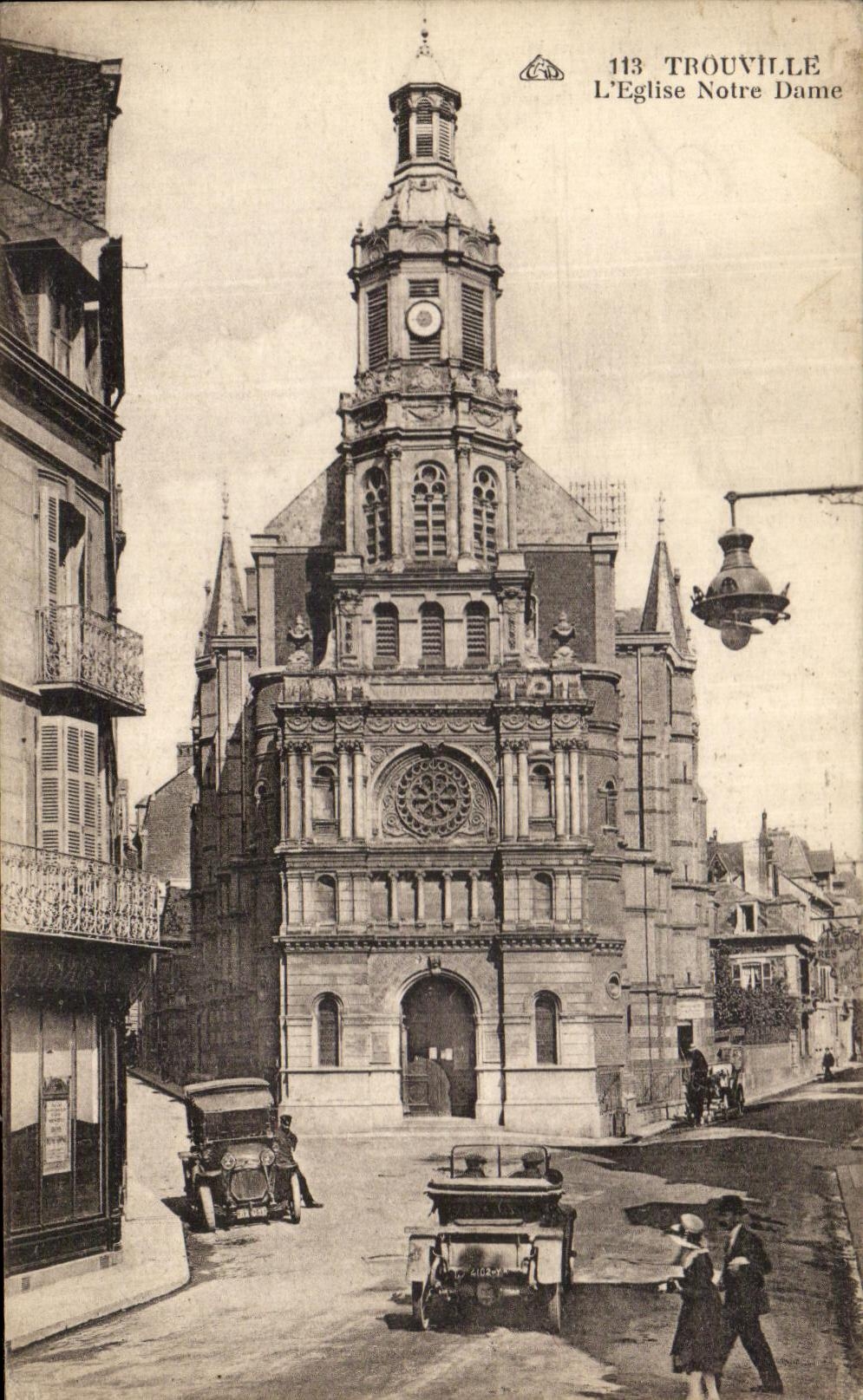 CPA Trouville the Notre Dame Church