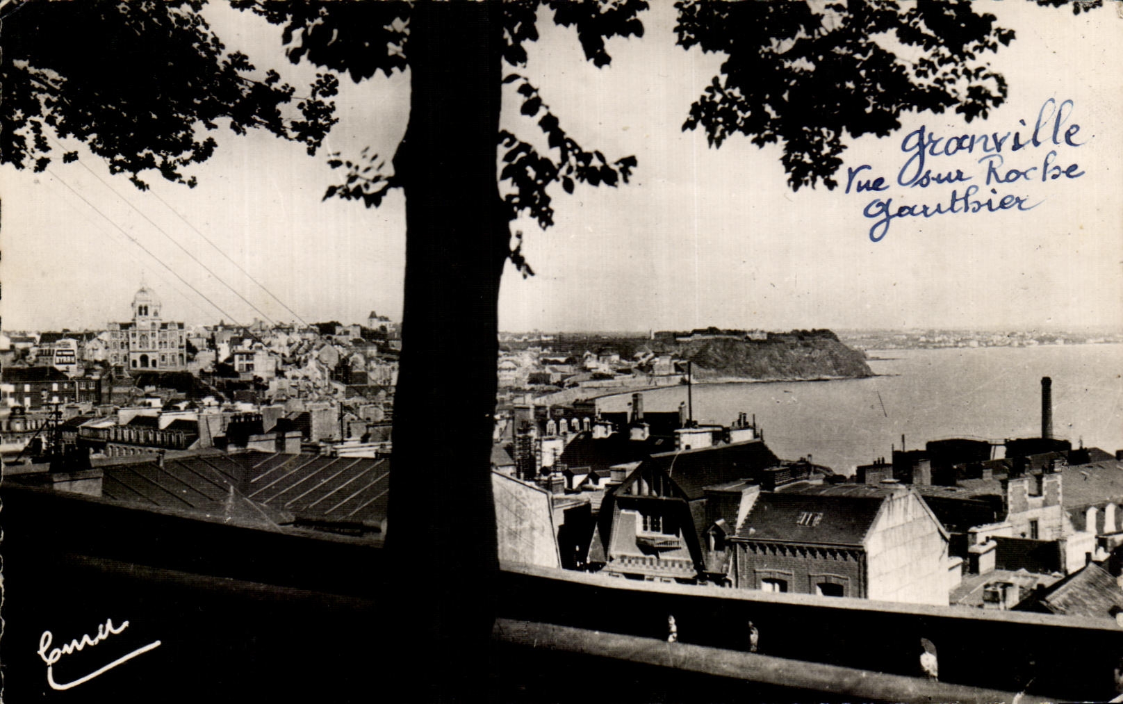 CPSM Granville Vue sur Roche Gauthier