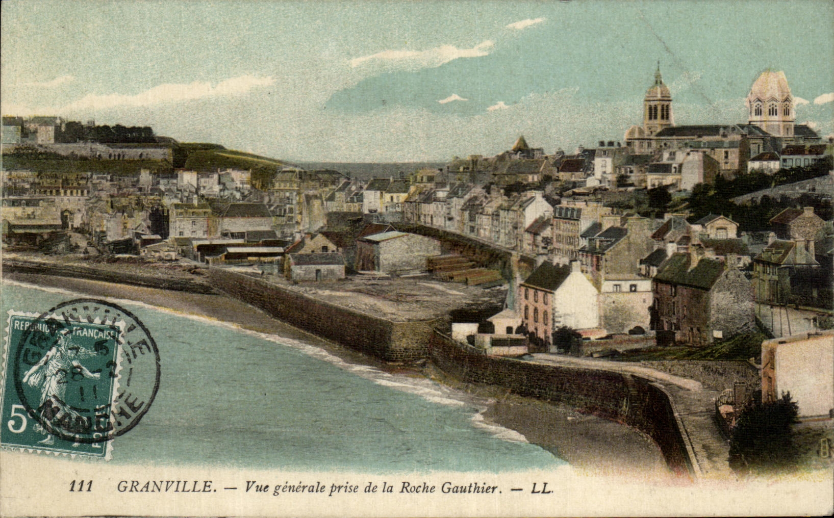 CPA Granville Vue generale Prise de la Roche Gauthier