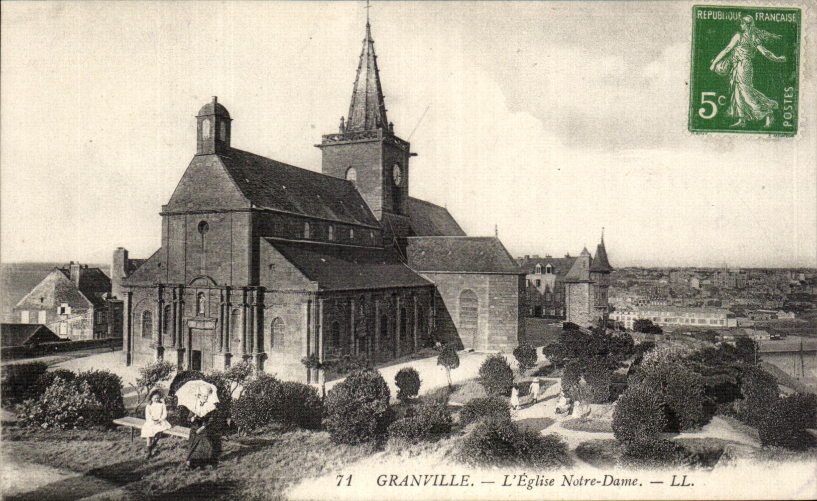 CPA Granville L'Eglise Notre Dame