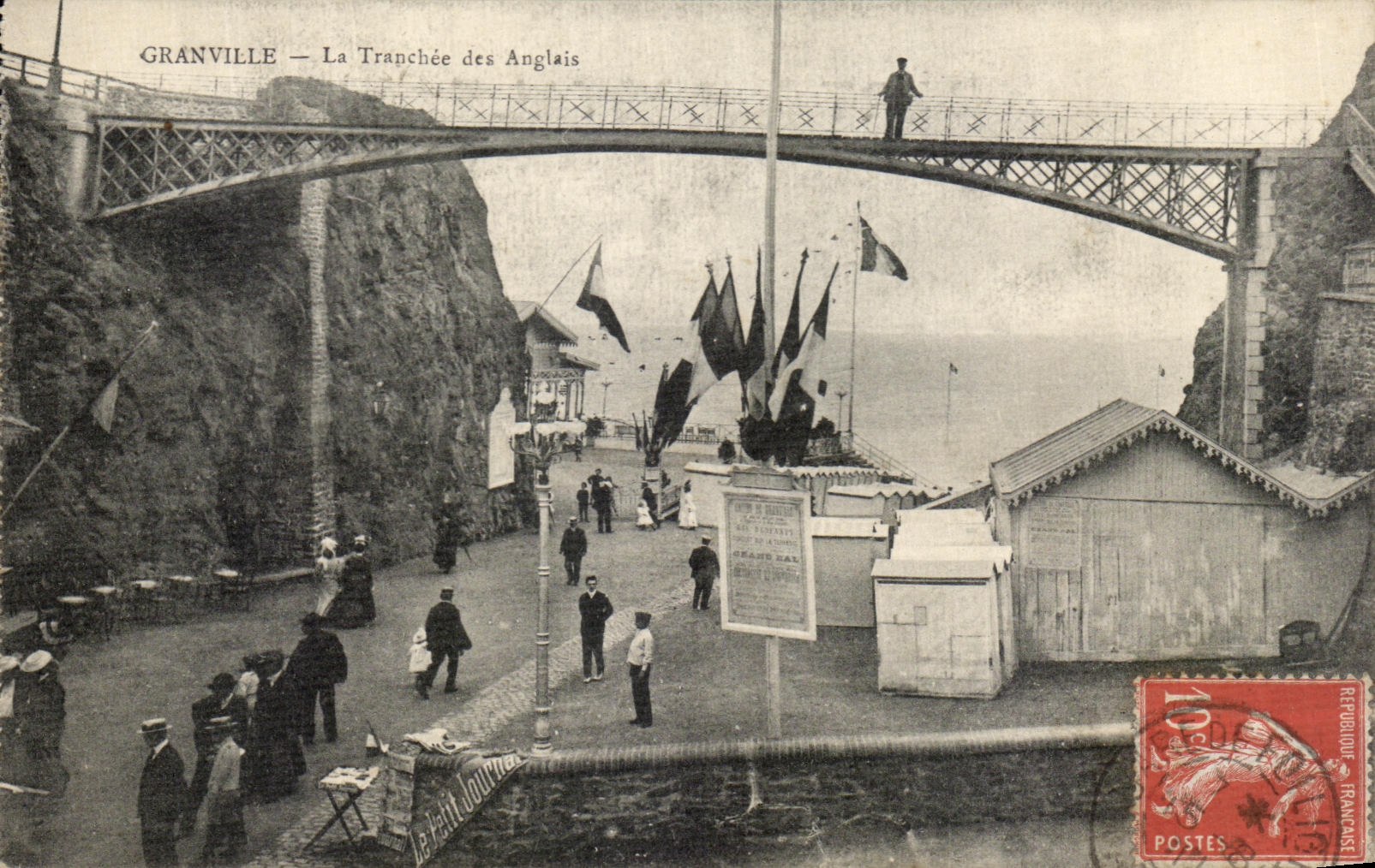 CPA Granville Le Tranchee des Anglais