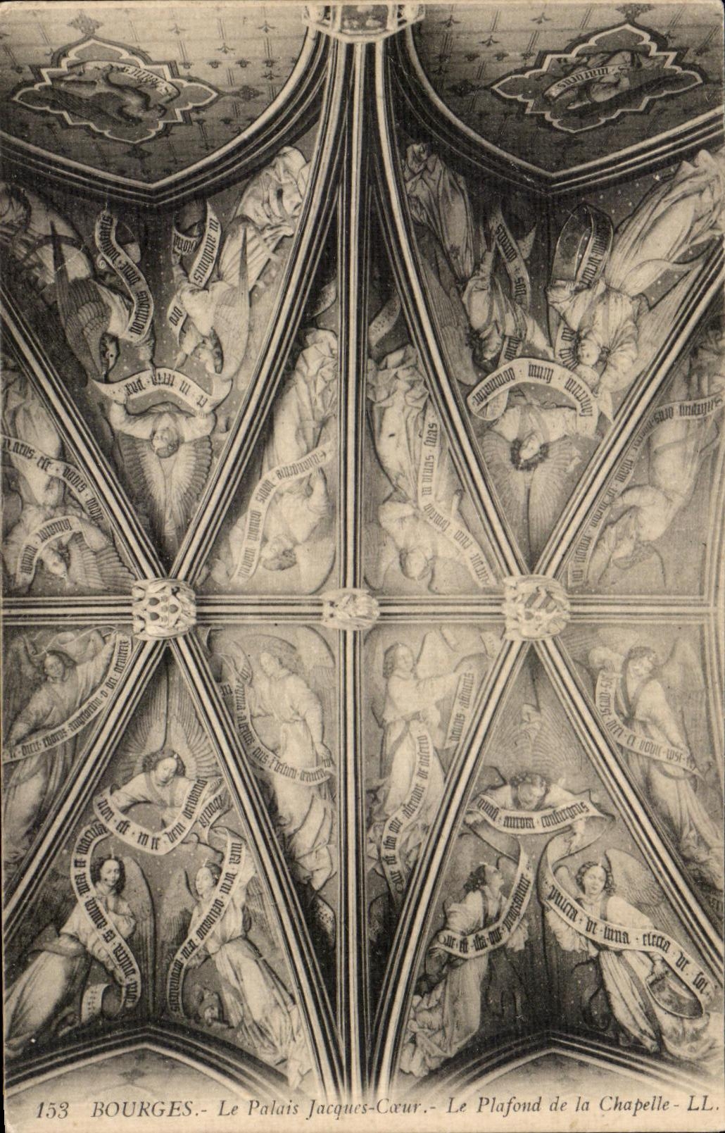 CPA Bourges el corazon de Jacques del paladar el techo de la camara acorazada