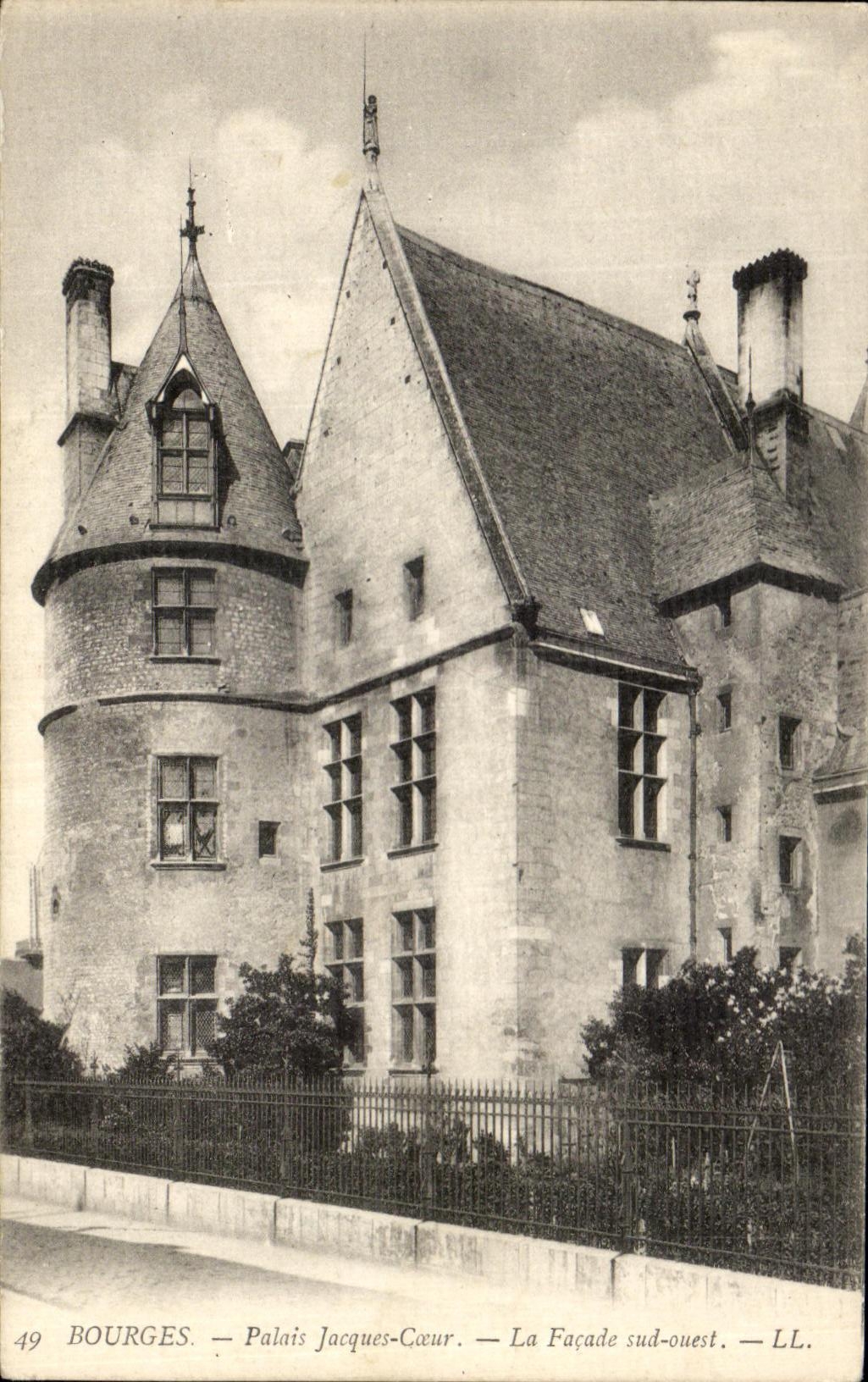 Corazon de Jacques del paladar de CPA Bourges el ataque frontal meridional occidental