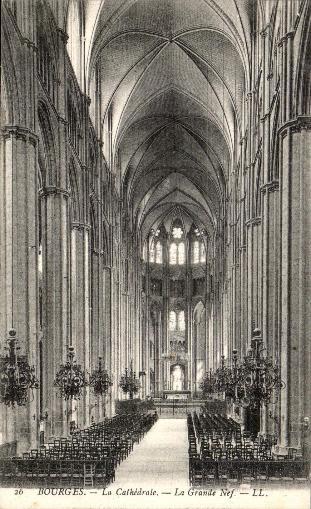 CPA Bourges la catedral la grande