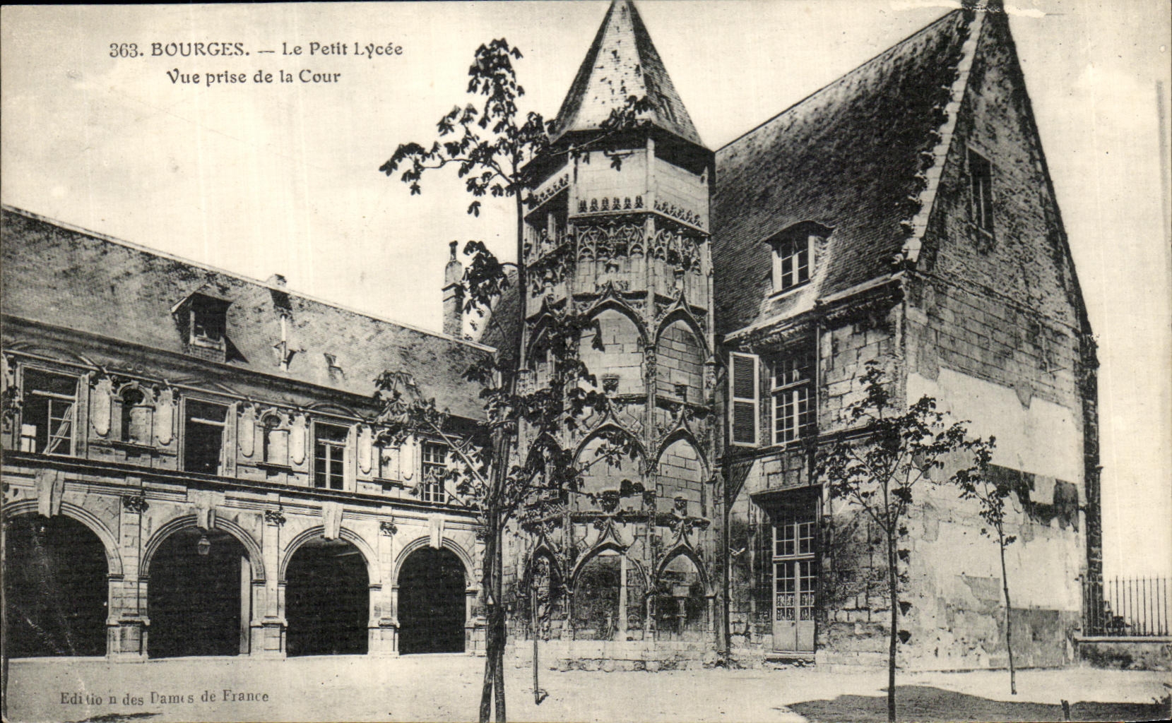 CPA Bourges la pequena universidad vista de la corte