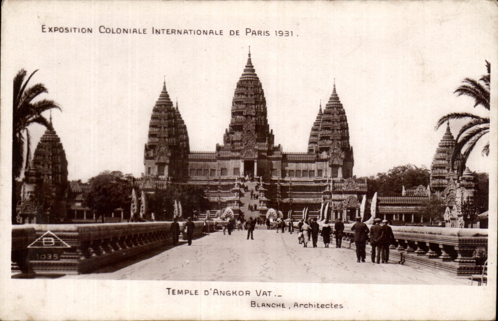 CPA Fair Colonial Internationale De Paris 1931 Temple of Angkor Vat