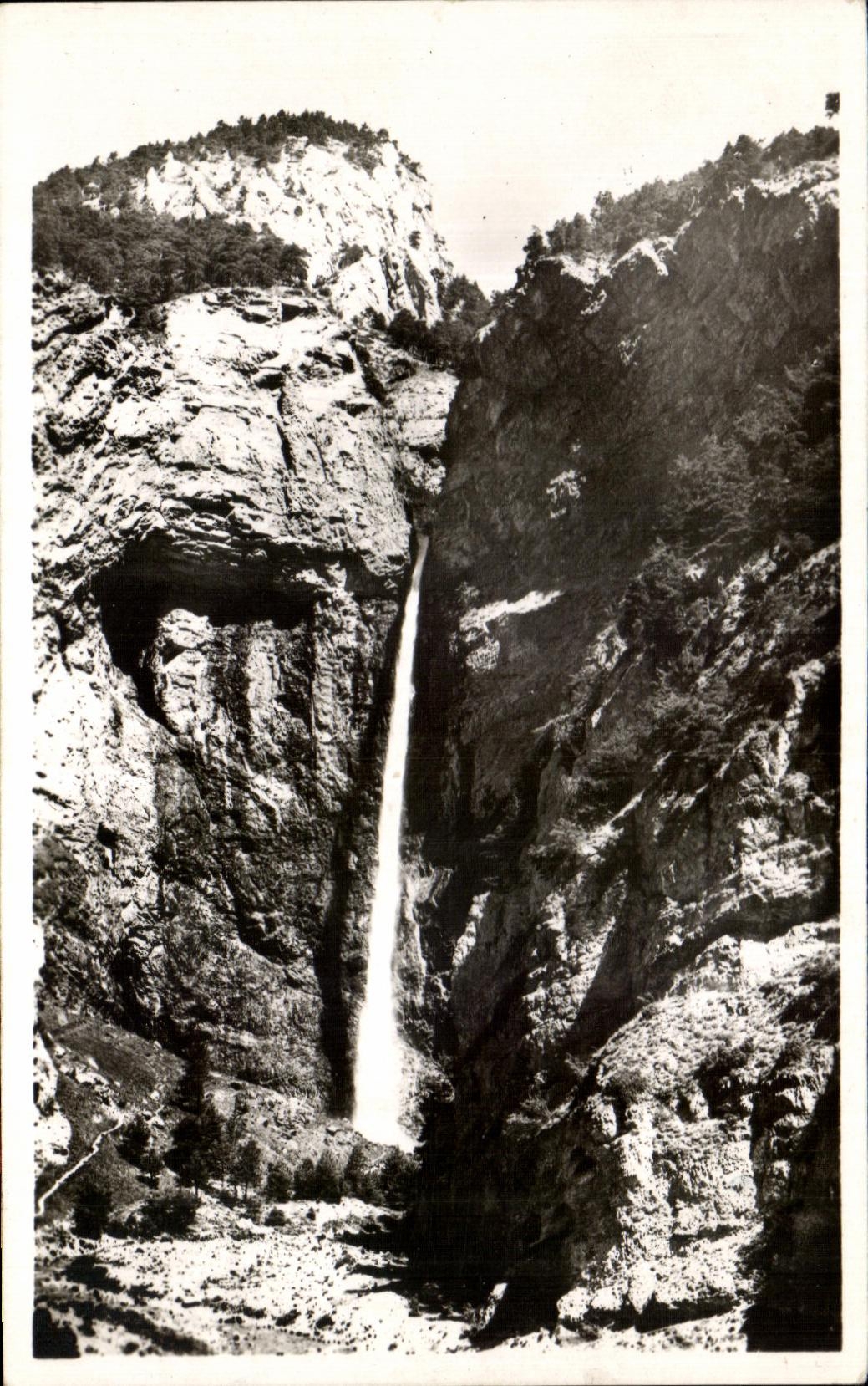 CPA B Environs De Modane Cascades of St Benoit