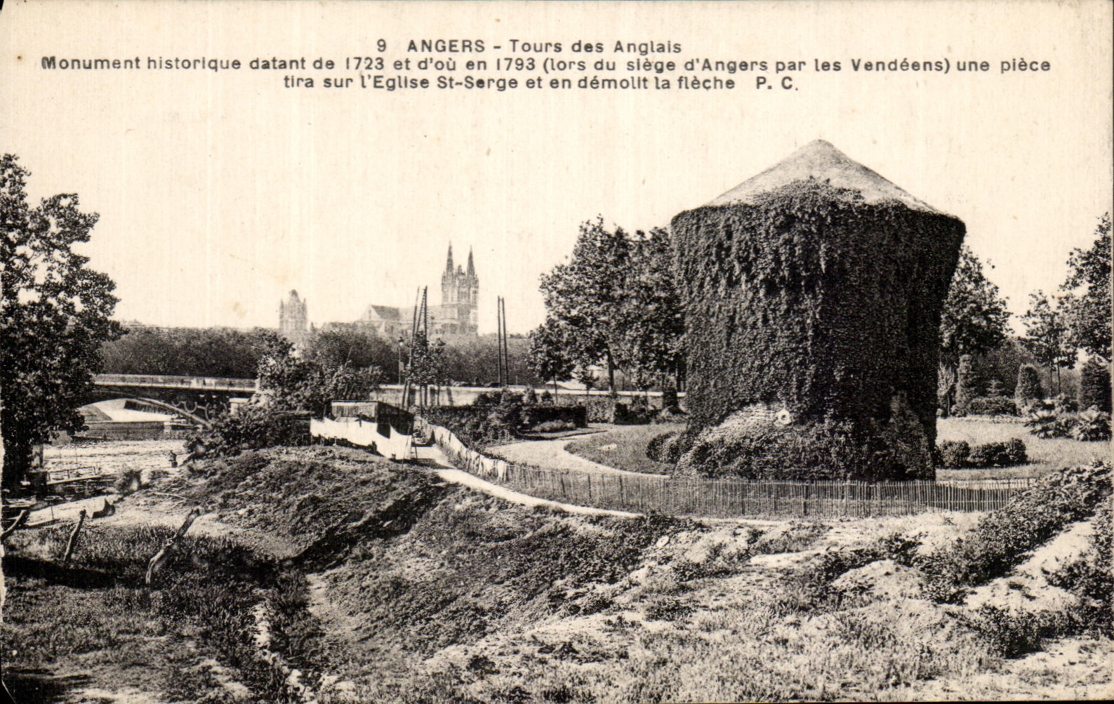 CPA Angers Tours Of Anglals