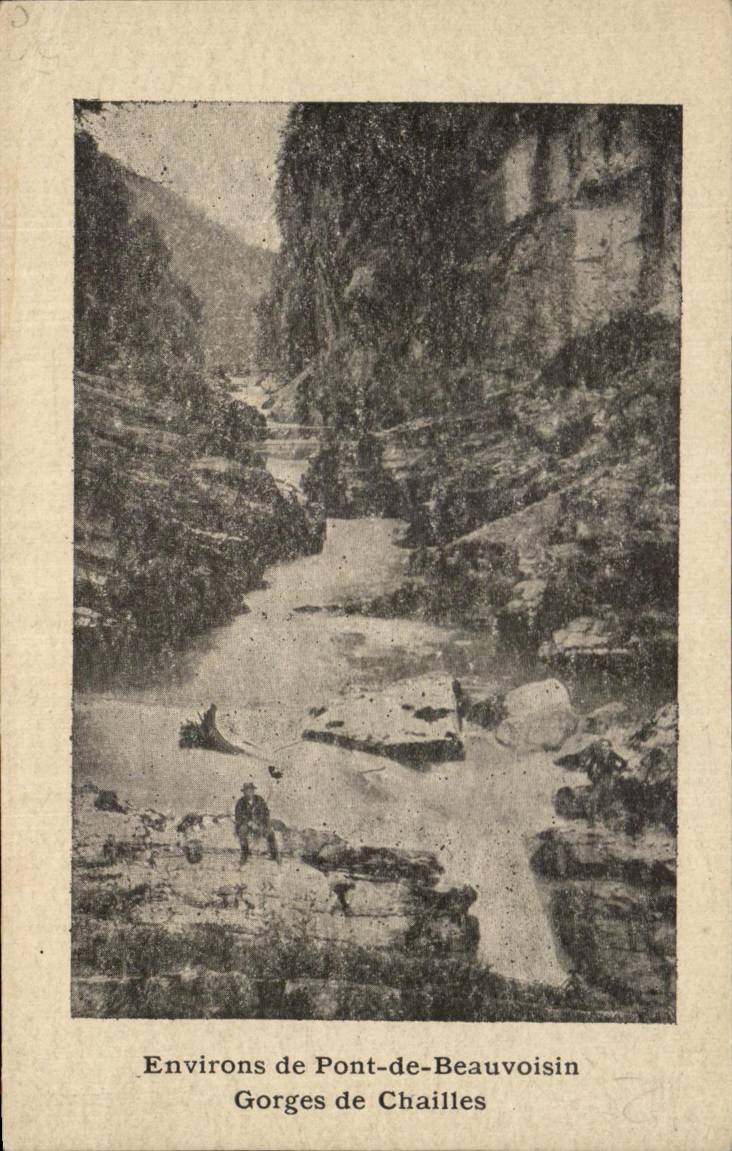 CPA Environs De Pont De Beauvoisin Gorges De Chailles