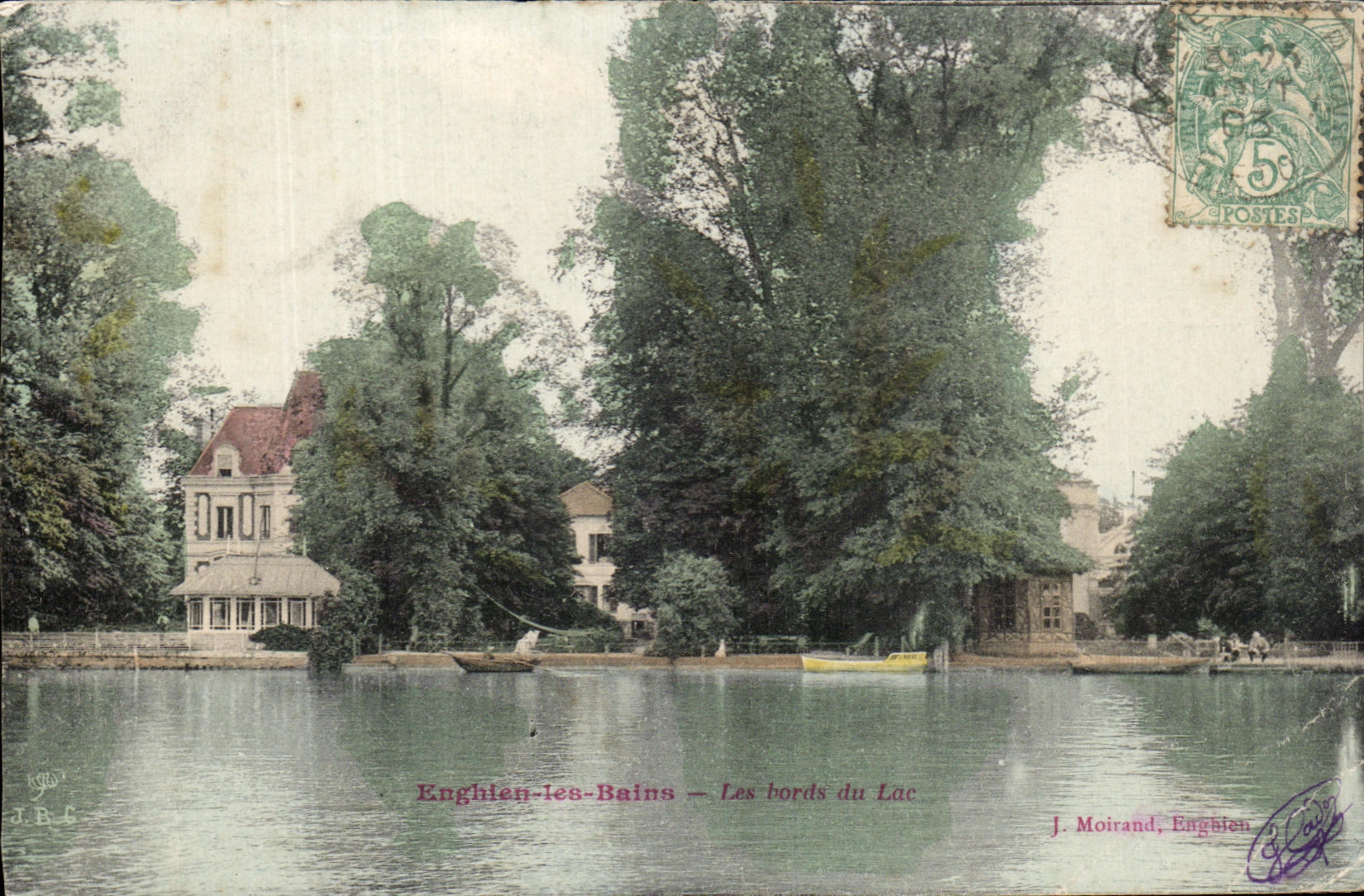 CPA Enghien Les Bains Edges Of the Lake