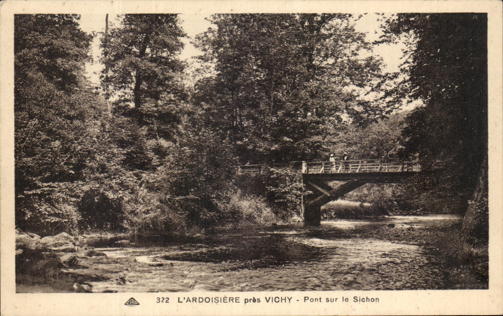 CPA the Salte quarry close Vichy Bridge on Sichon