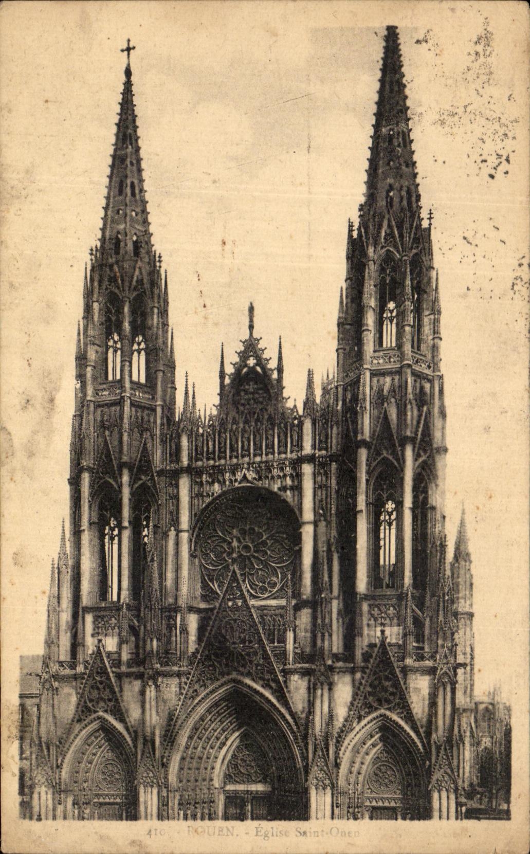 CPA Rouen Church Saint Ouen