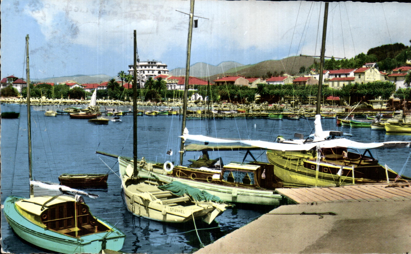 CPA La Perle De La Cote Des Maures Sainte Maxime Sur Mer Le Port