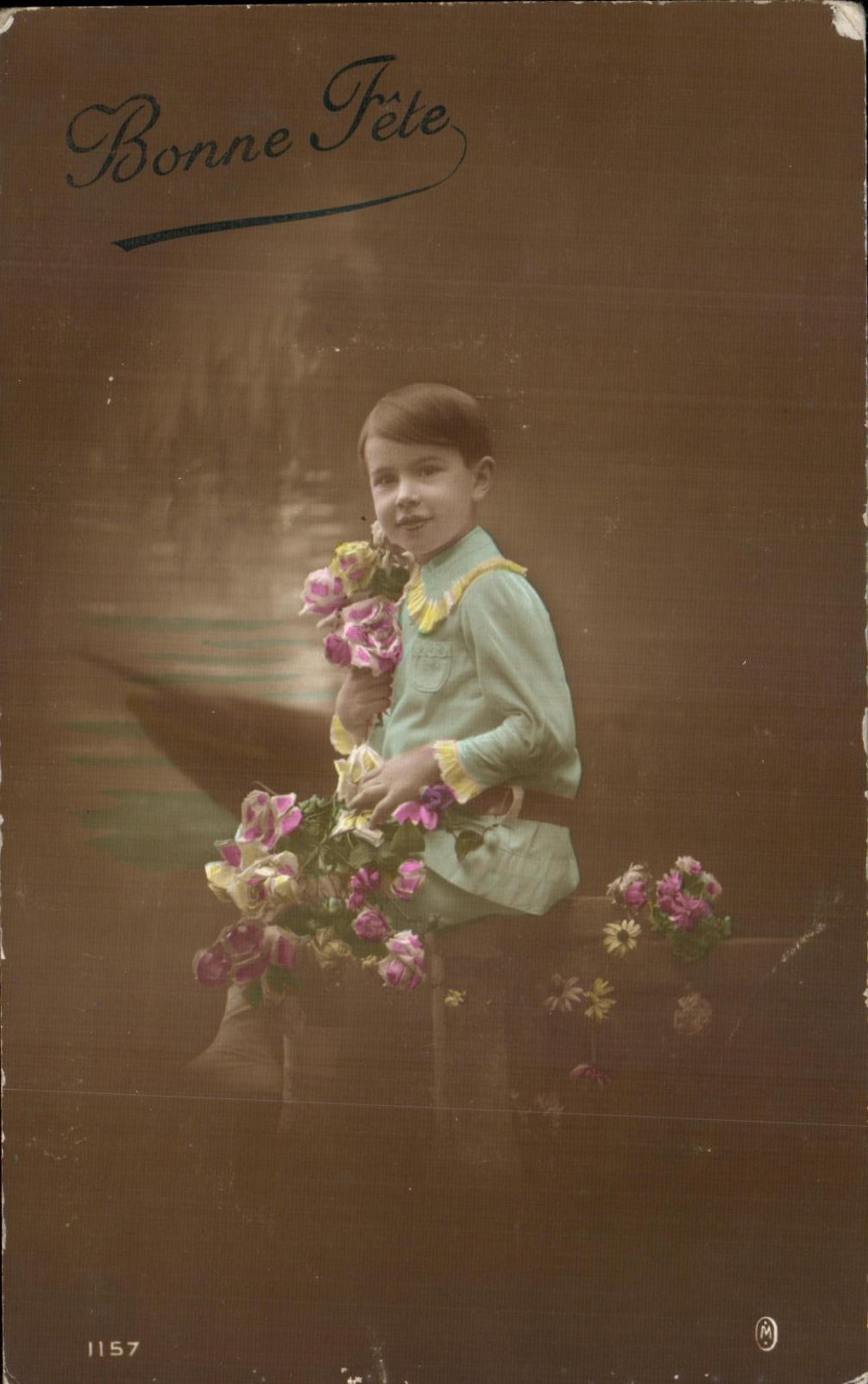 CPA Fantaisie Enfant Bonne Fete