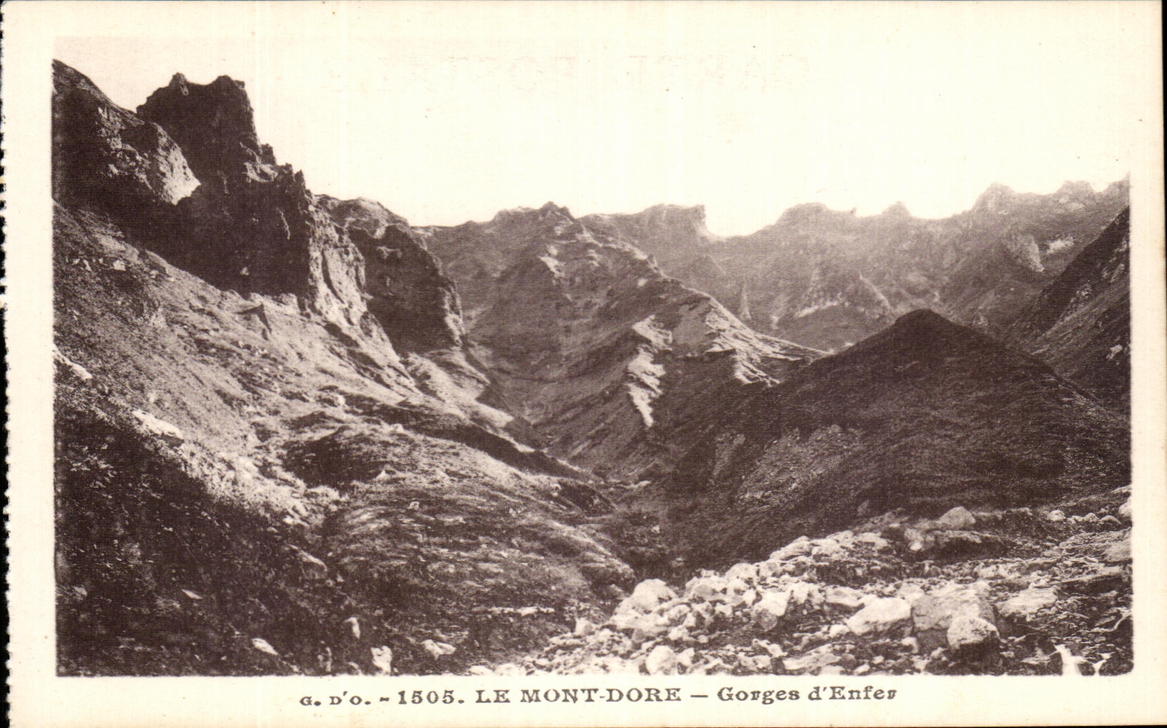 CPA the Mount Gilds Falls of Hell