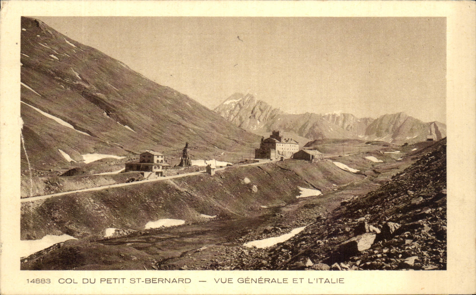 CPA Collar Of Small St Bernard View And Italy