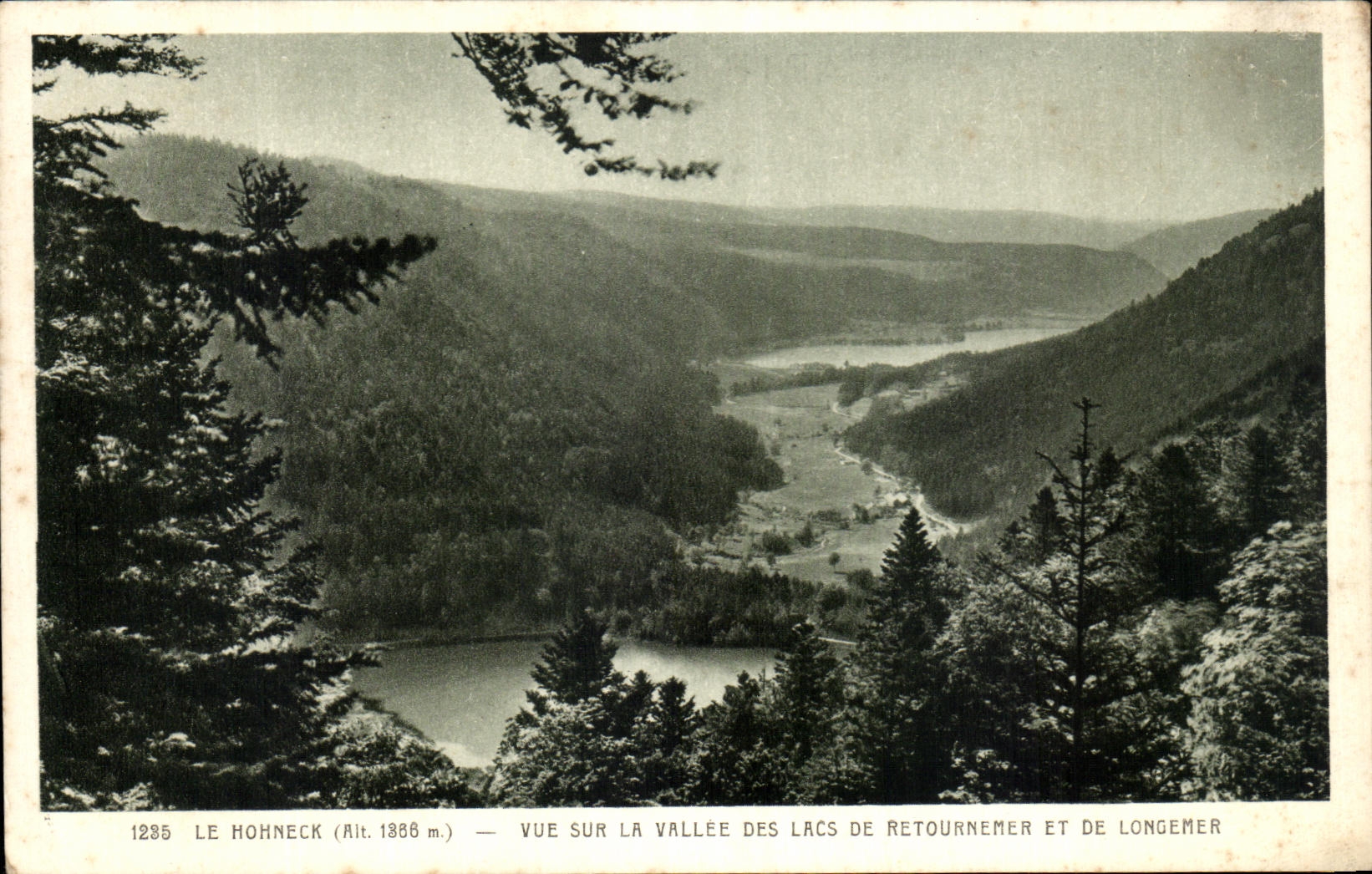 CPA Hohneck Seen On the valley Of Lacs De Retournemer Et De Longemer