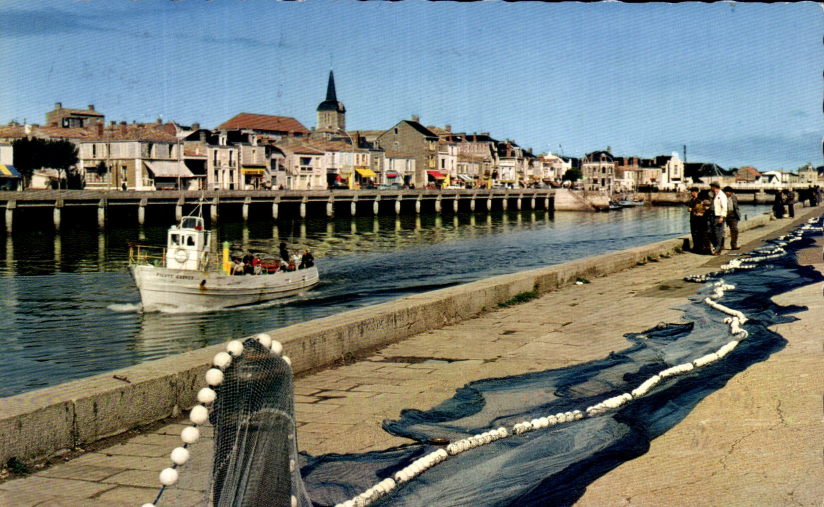 CPSM Sables d'Olonne the Port And the Quay Of Thatch