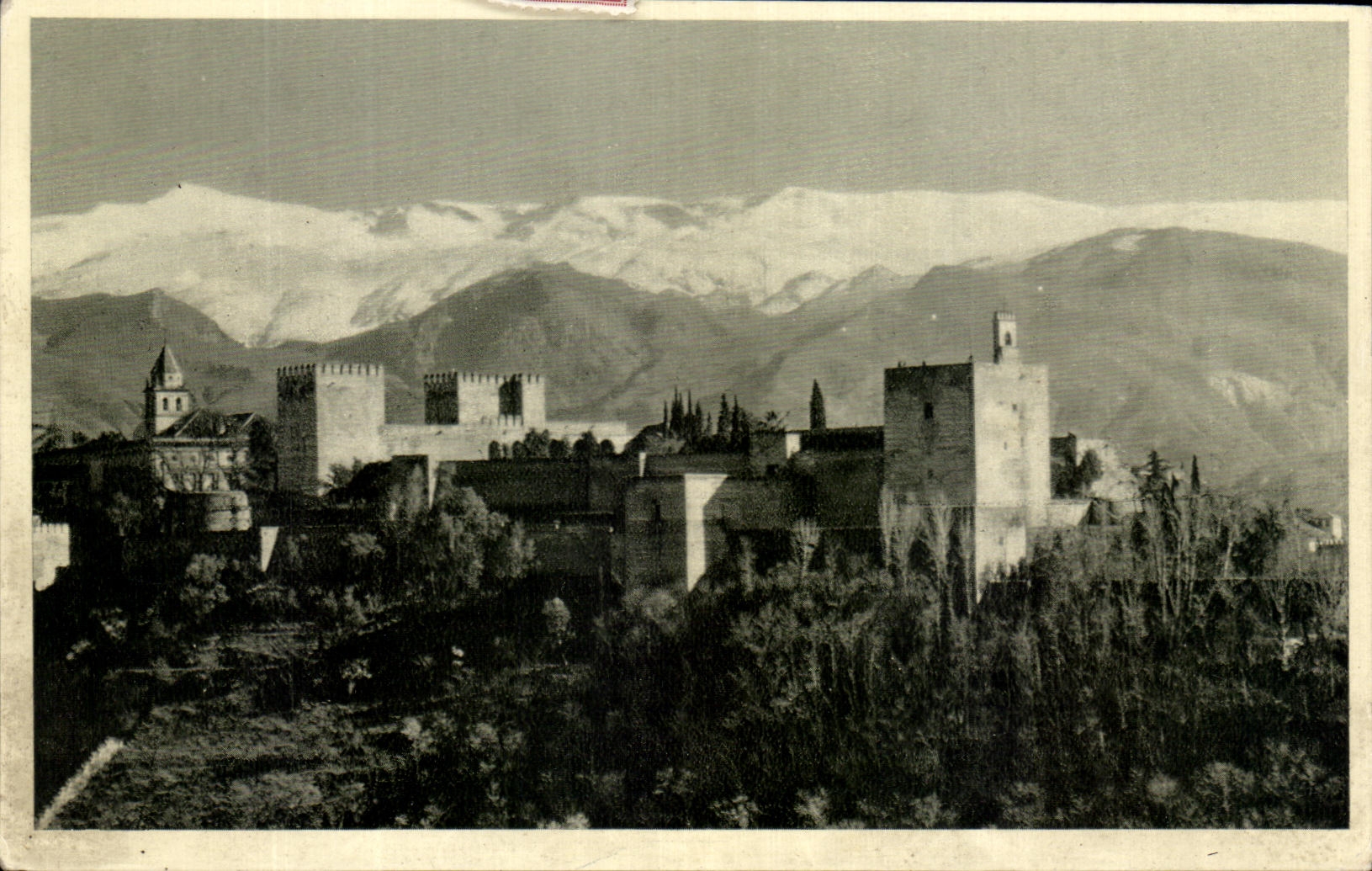 CPA Granada Albambra Nevada Sierra