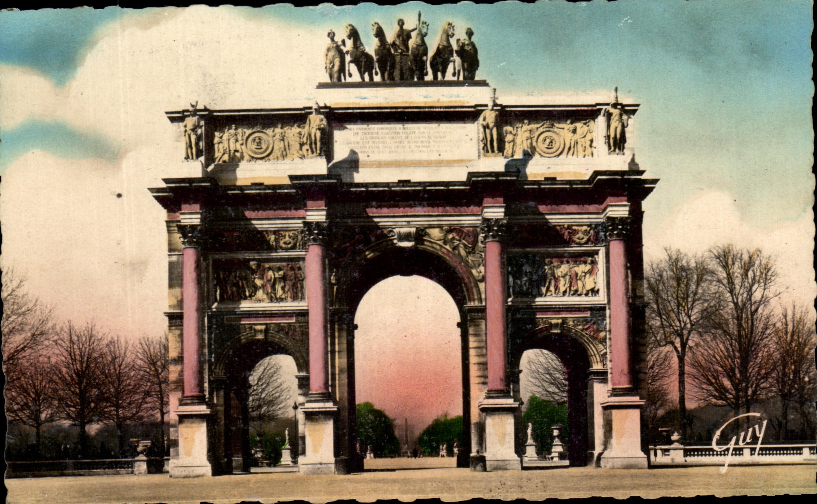 CPA Wonders Arc de Triomphe of the Carousel