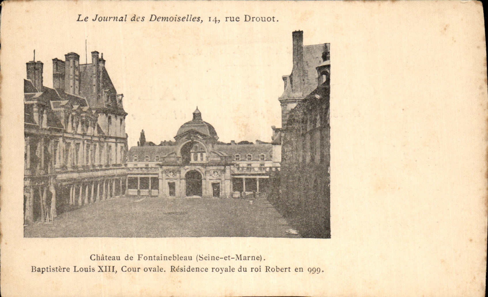 CPA Castle of Fontainebleau